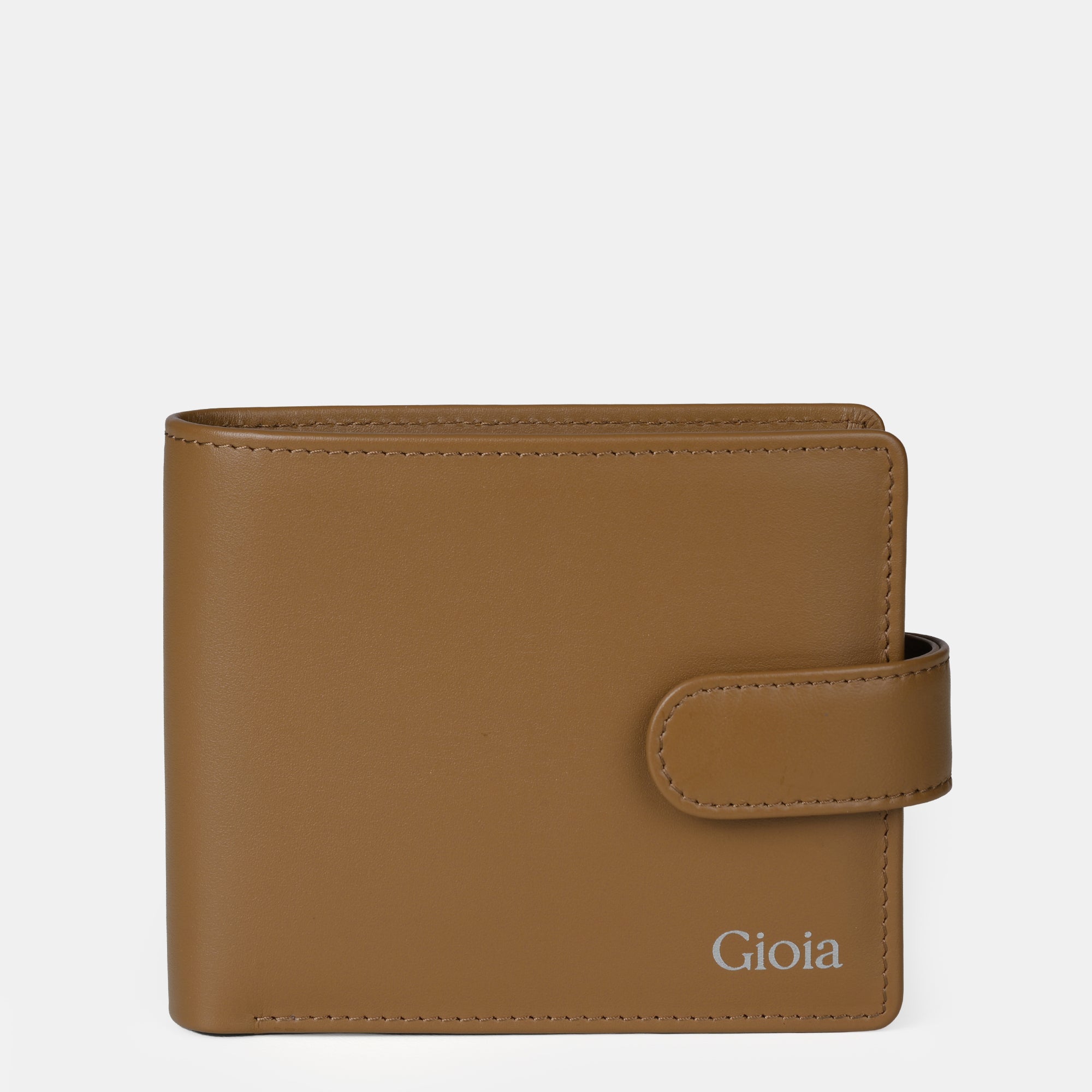 Multi Slot Leather Card Case#Color_Tan