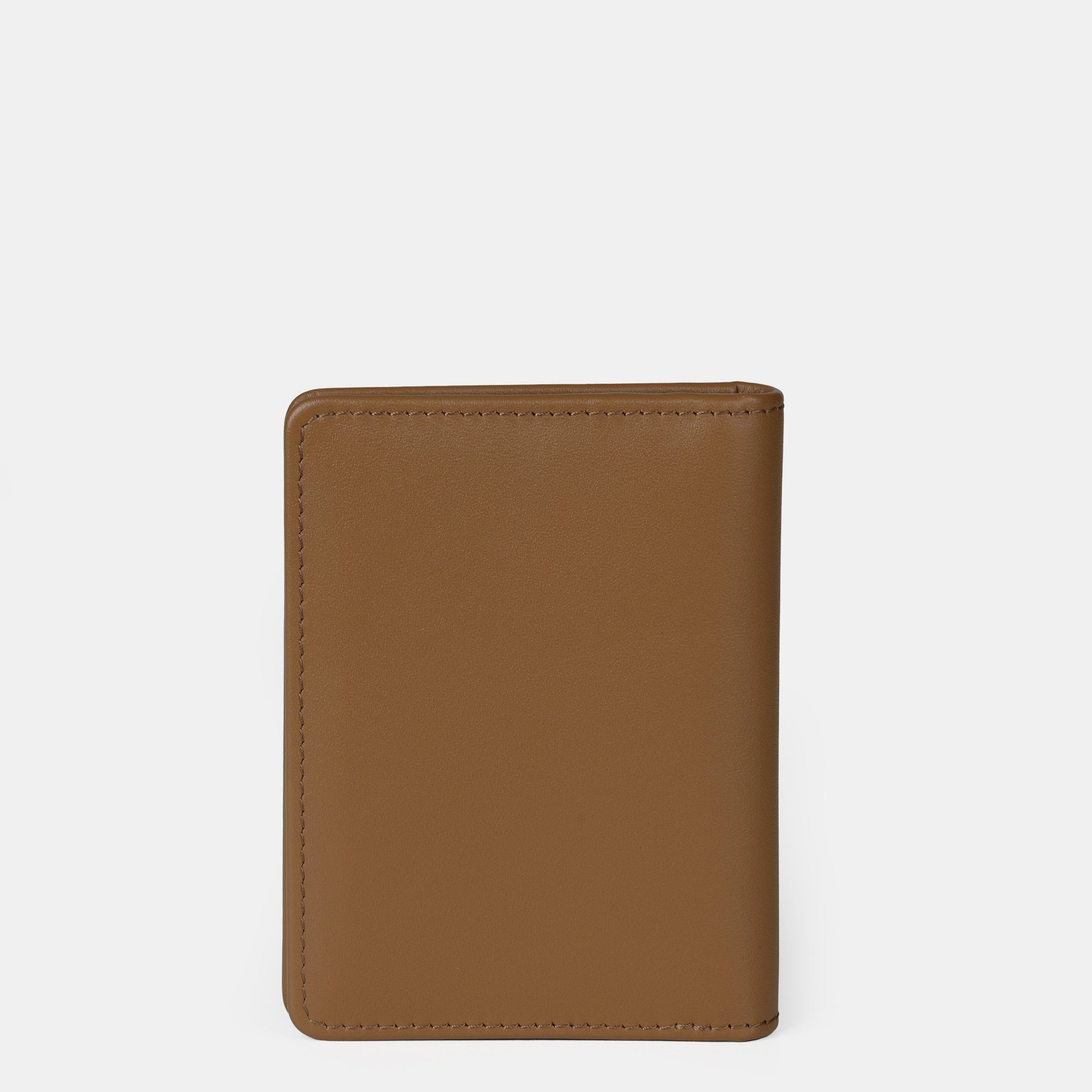 Enzo Leather Cardholder 3cc with ID slot#Color_Tan