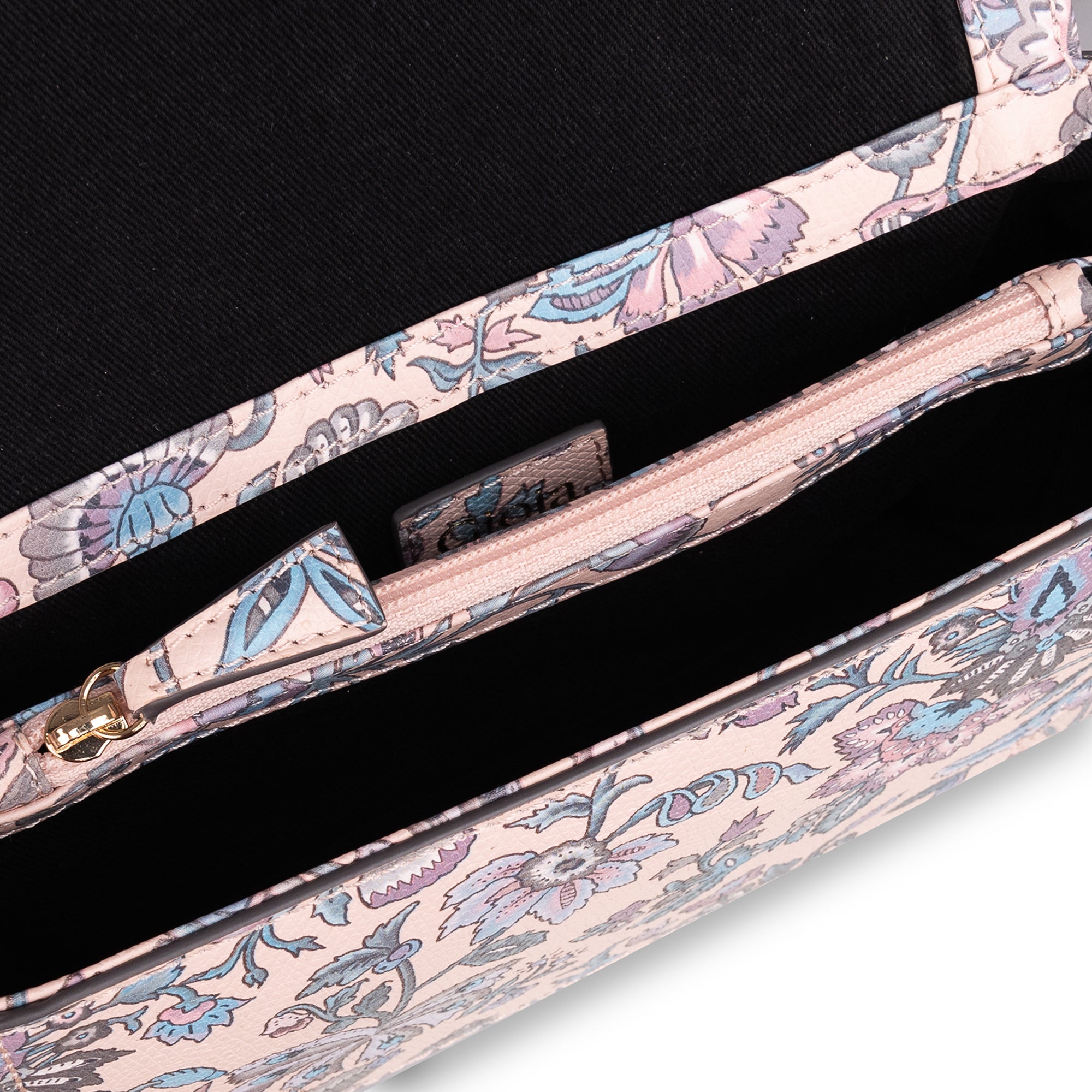 Alice mini crossbody#Color_Pink Black