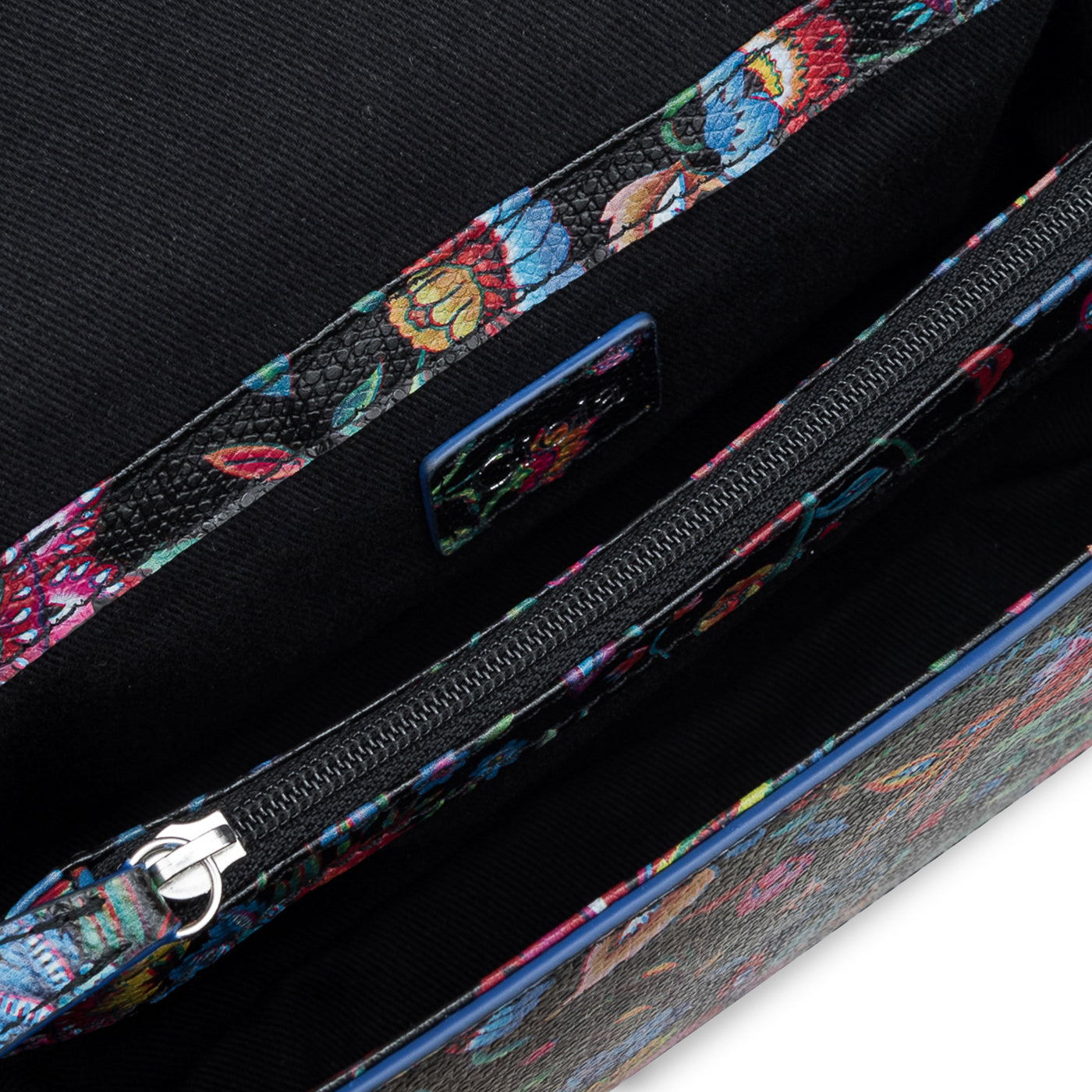 Alice mini crossbody#Color_Black/Blue