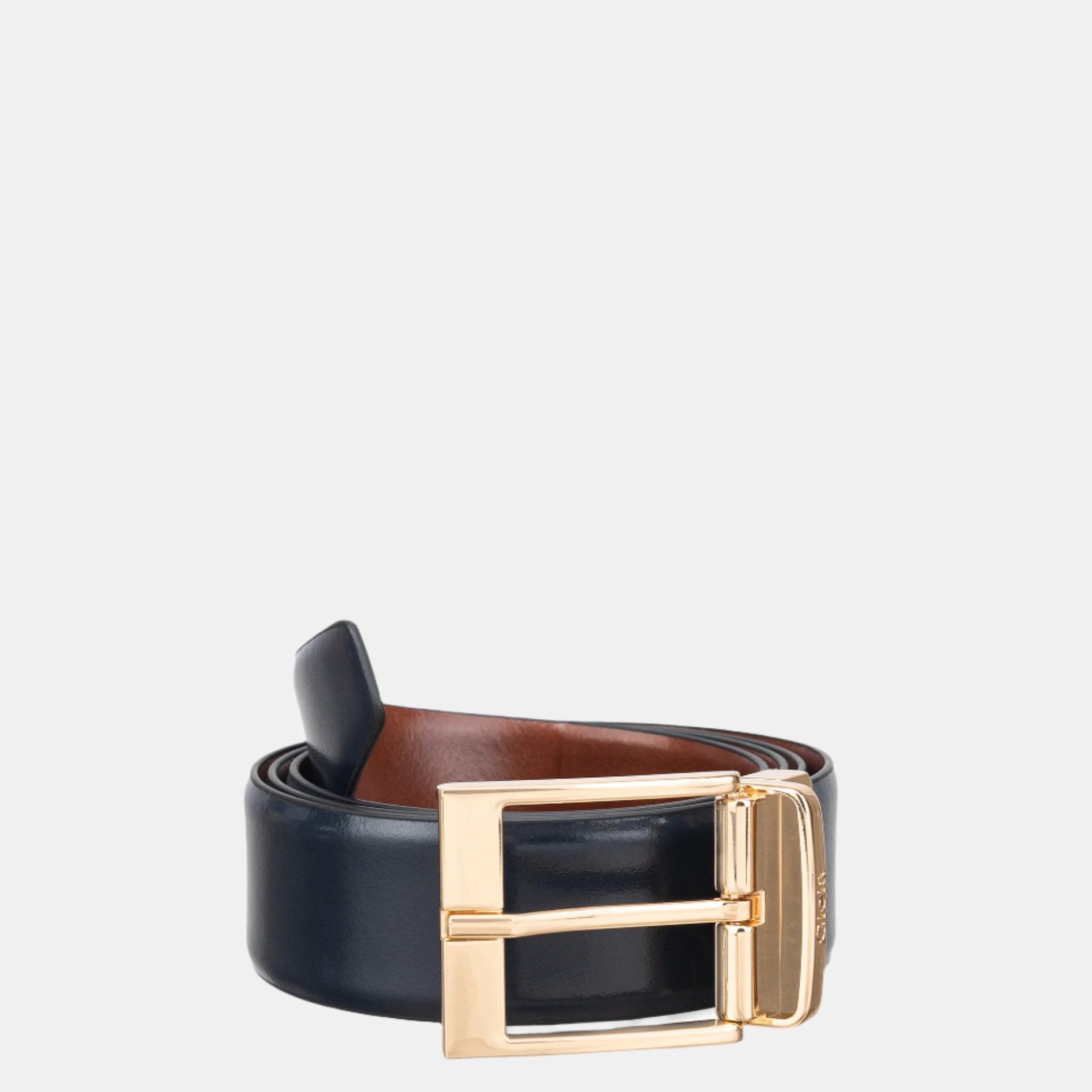 Alaska G Belt#Color_Navy Tan