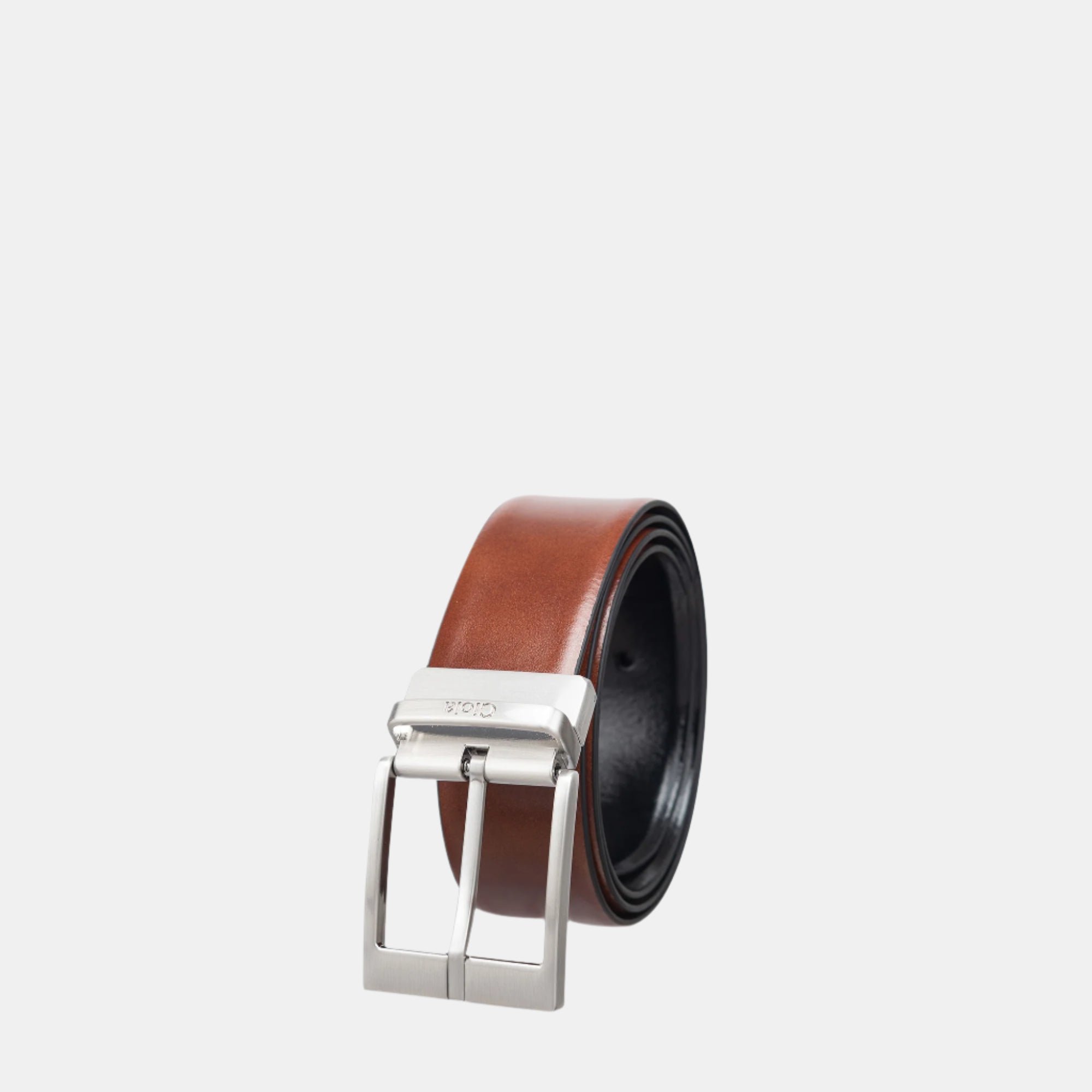 Alaska 4 cm Wide Belt#Color_Black Tan