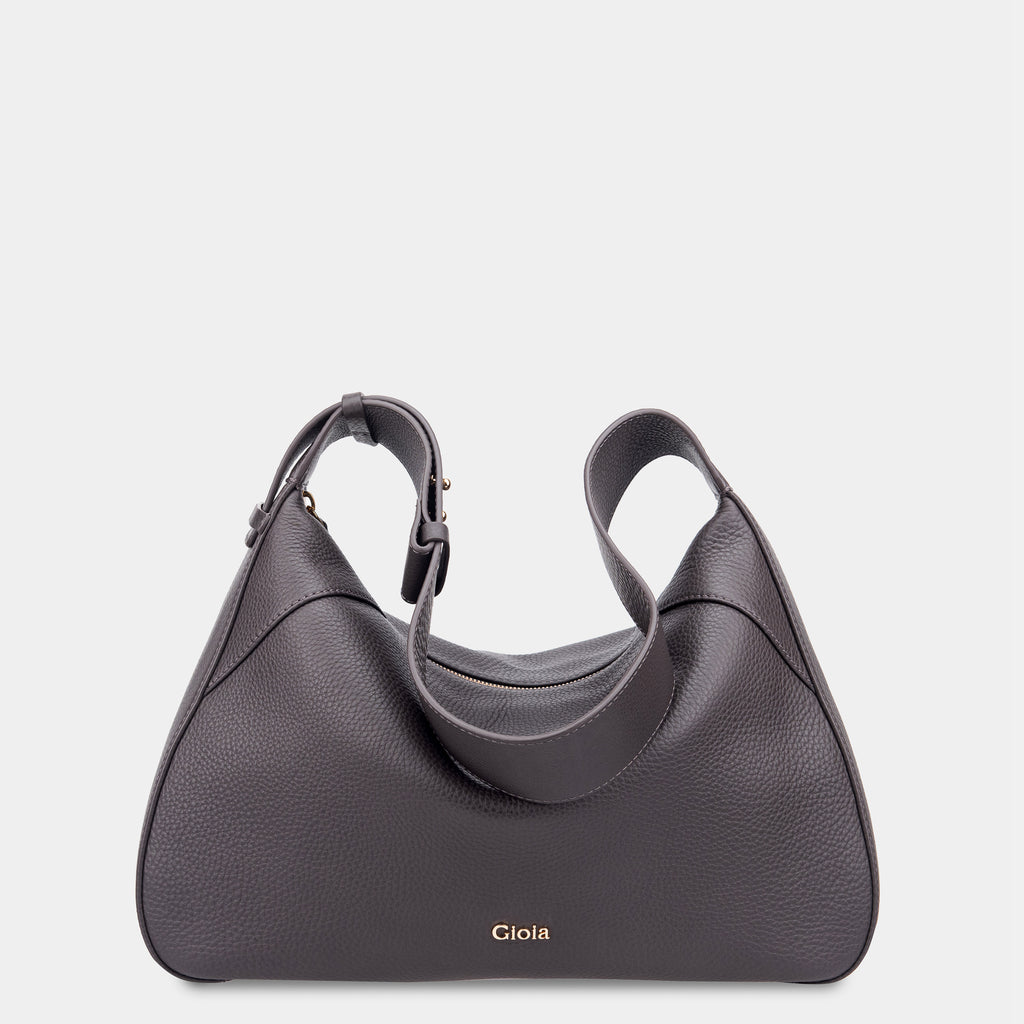 Alma-R Leather Hobo