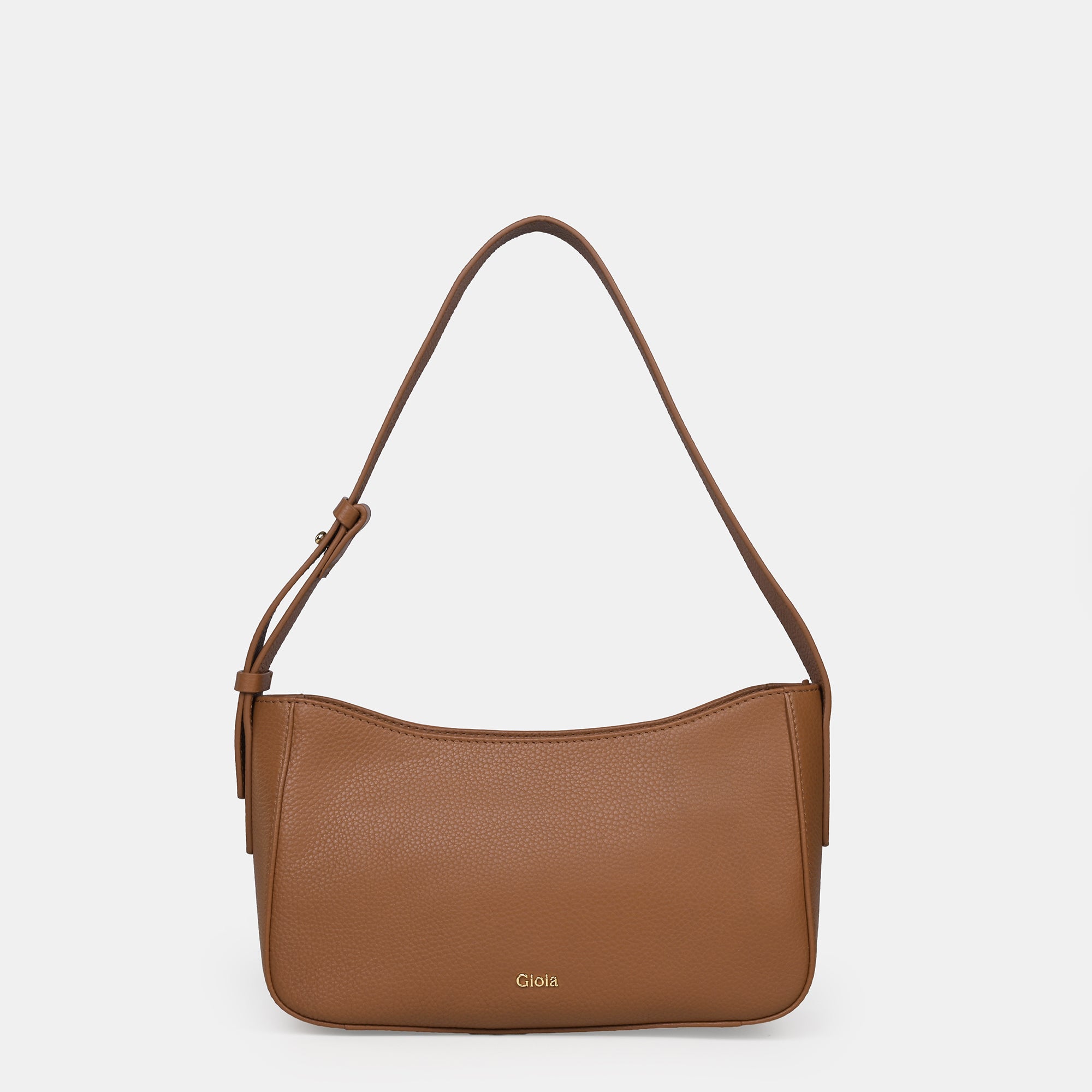 Alma-R Small Shoulder Bag#Color_Tan