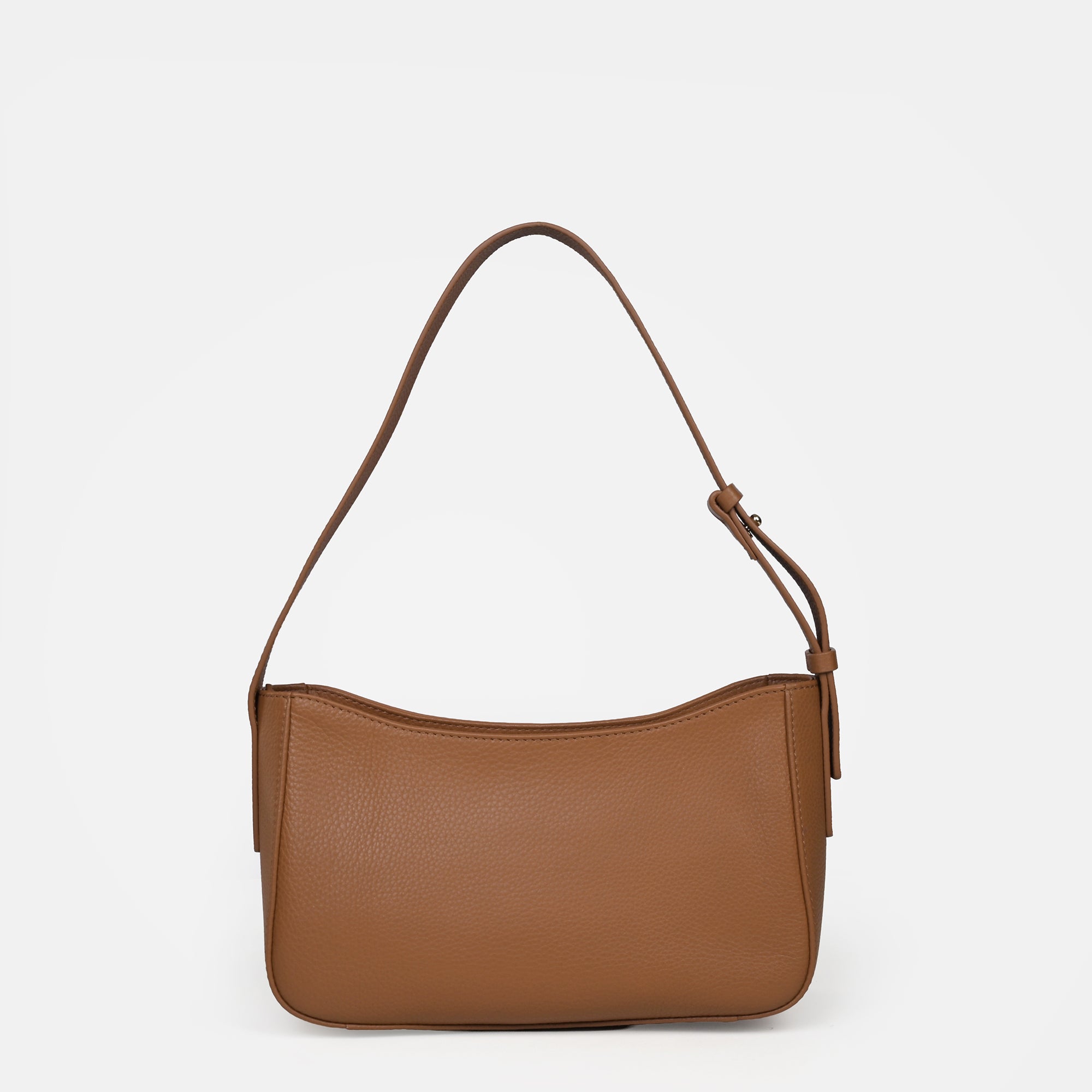 Alma-R Small Shoulder Bag#Color_Tan