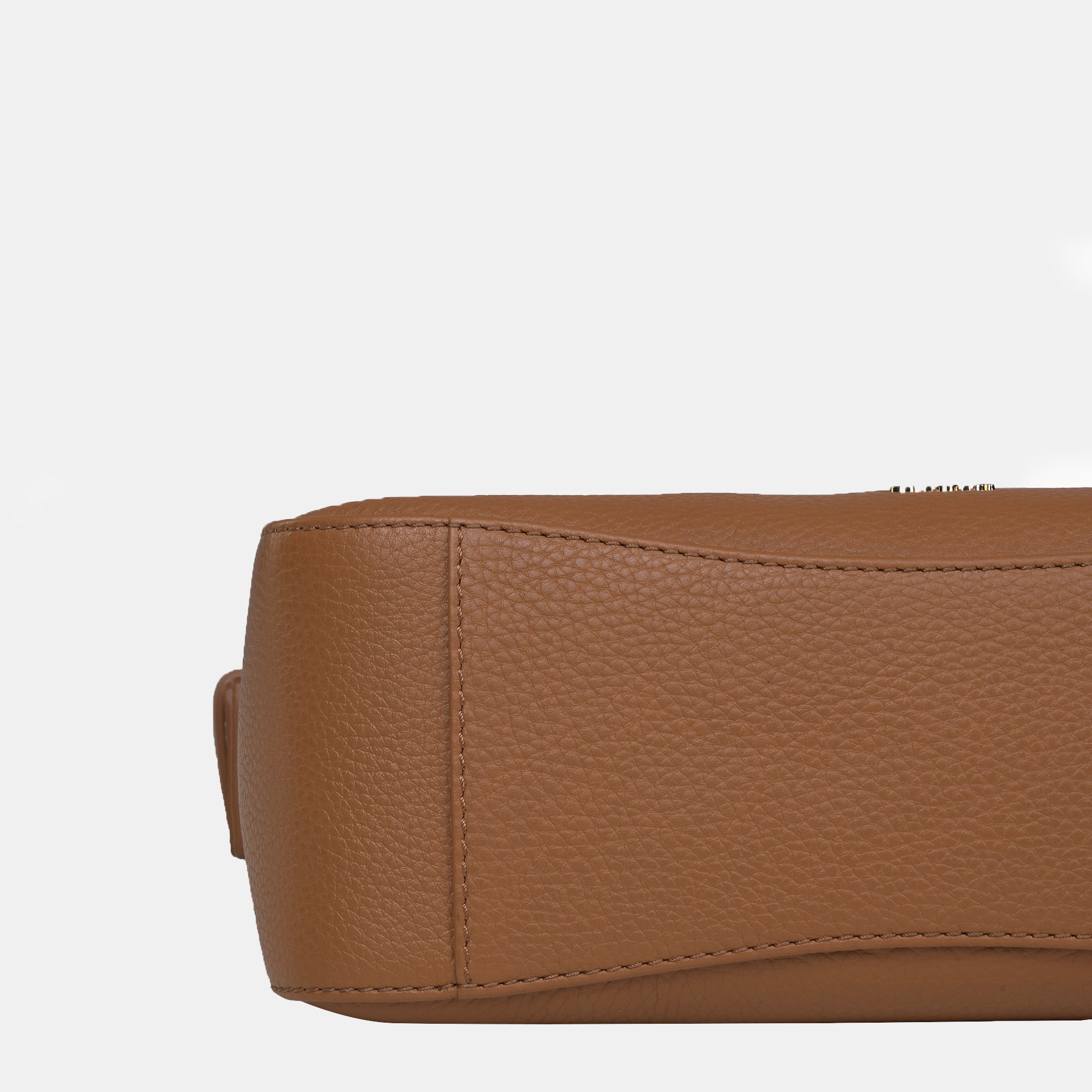 Alma-R Small Shoulder Bag#Color_Tan