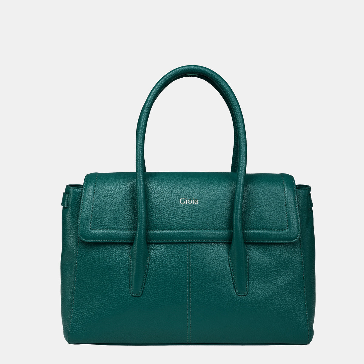 Anna Flapover Tote#Color_Bright Green
