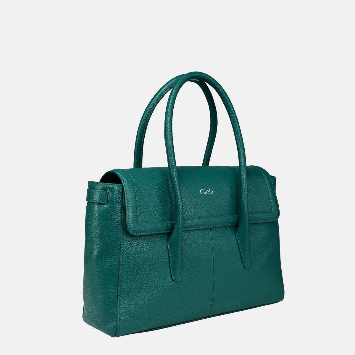 Anna Flapover Tote#Color_Bright Green