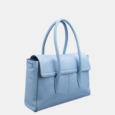 Anna Flapover Tote#Color_Black