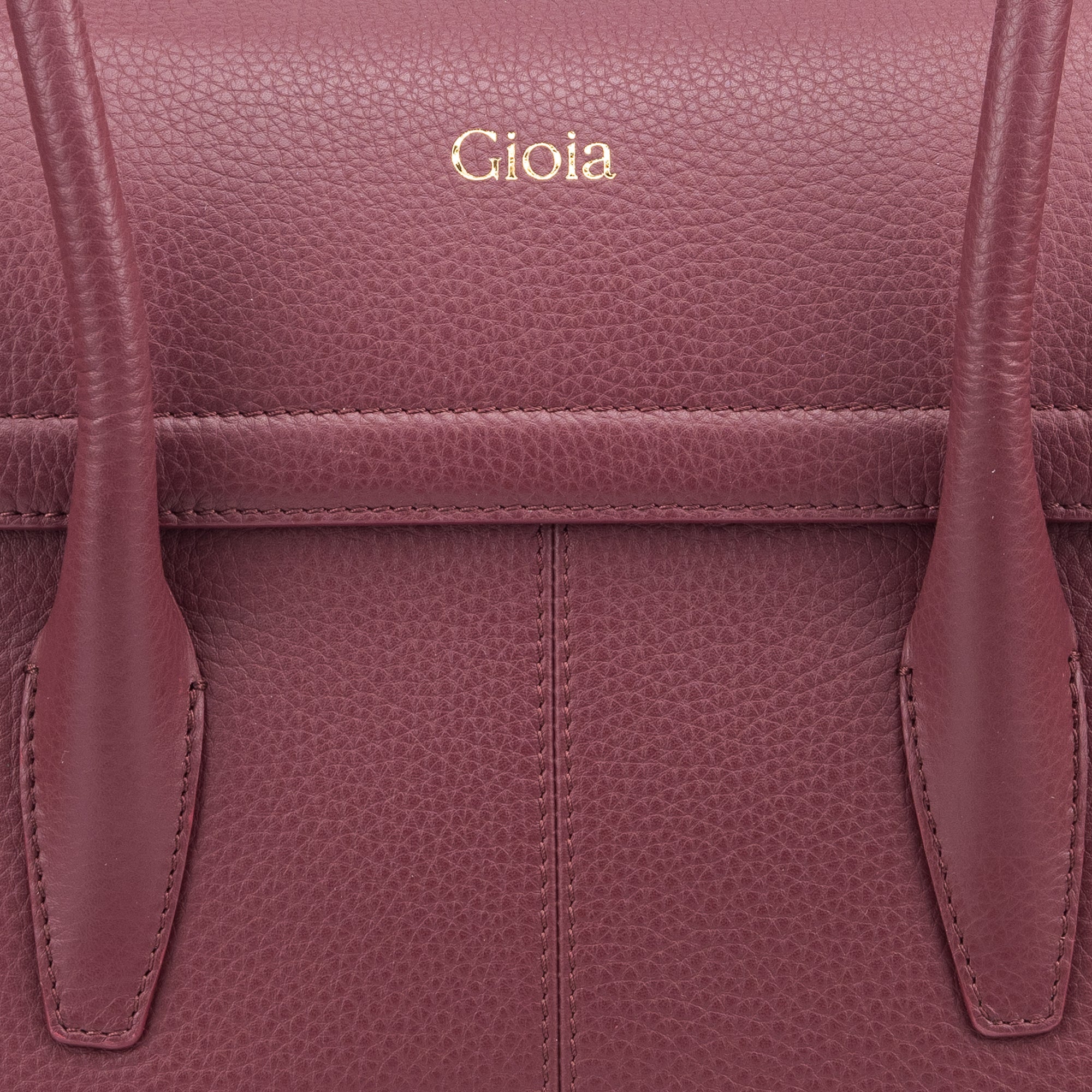 Anna Flapover Tote#Color_Dark Cherry