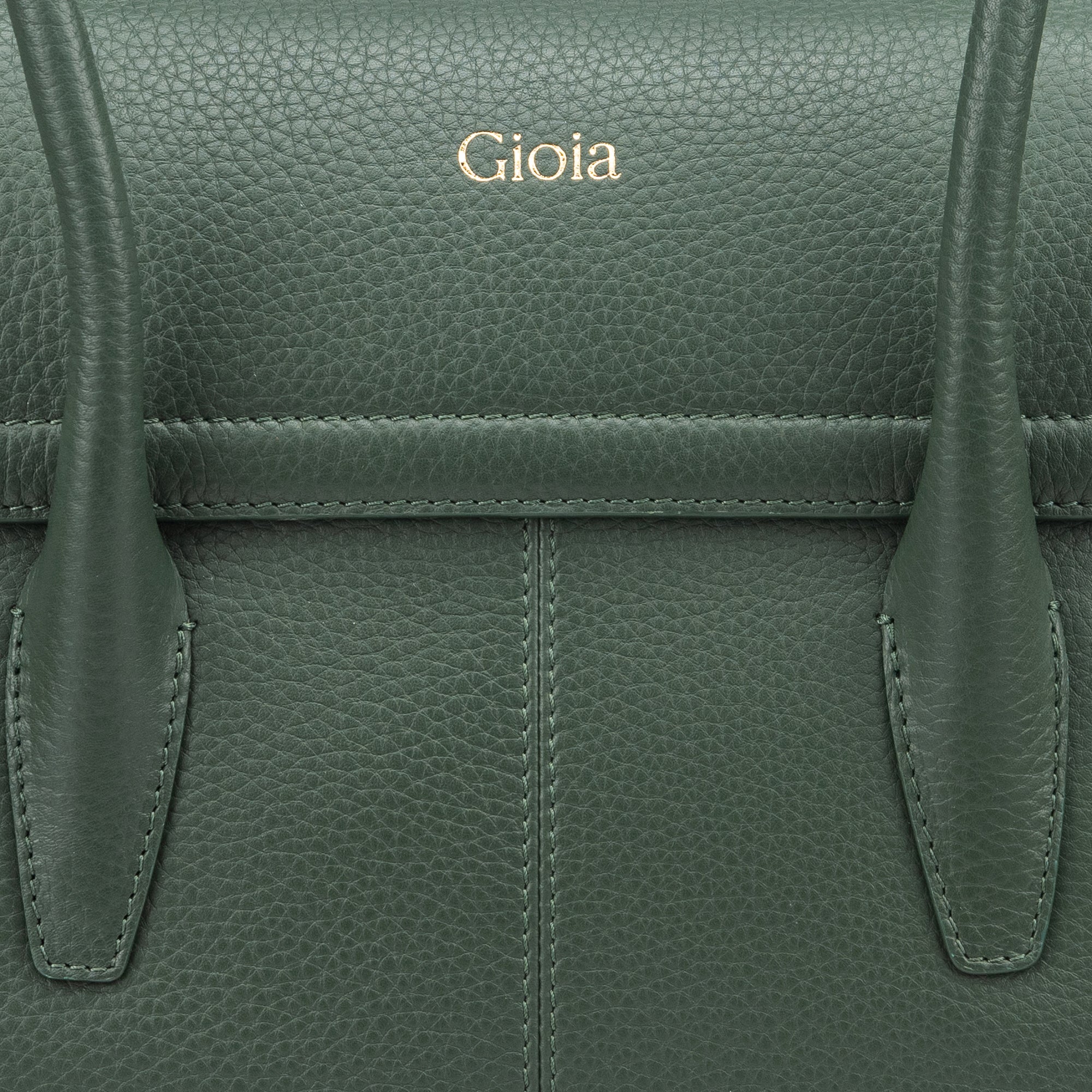 Anna Flapover Tote#Color_Dark Green