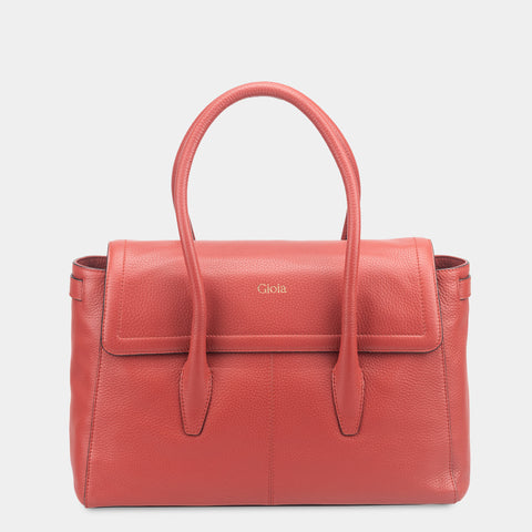 Anna Flapover Tote#Color_Black