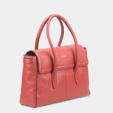 Anna Flapover Tote#Color_Black