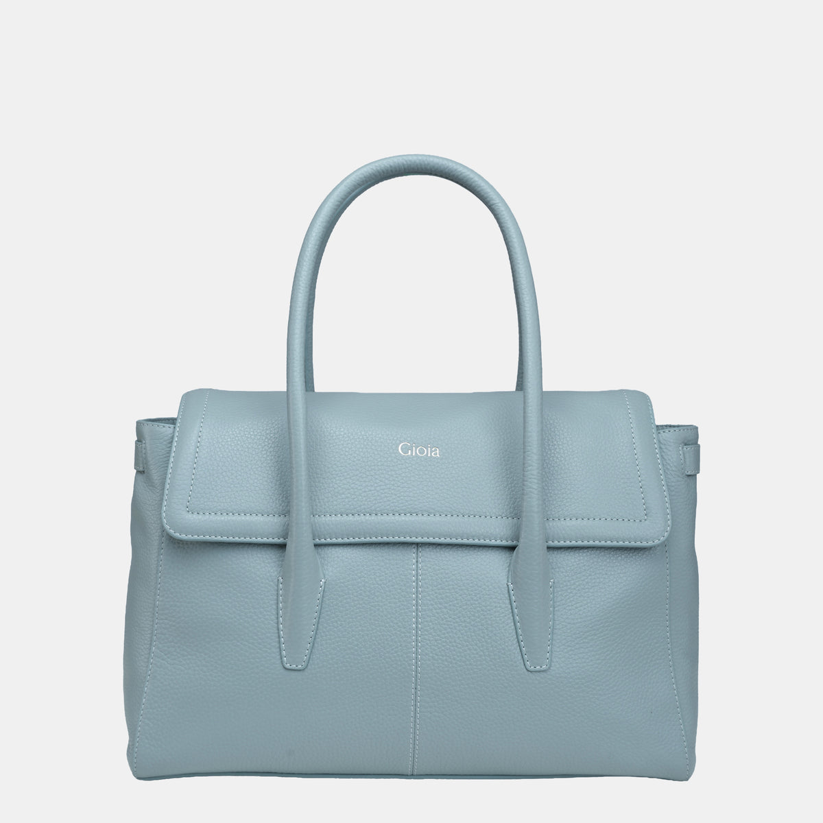 Anna Flapover Tote#Color_Sea Blue