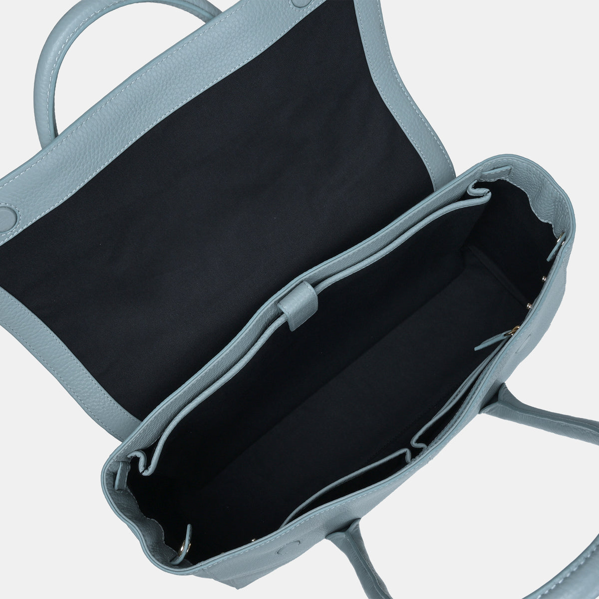Anna Flapover Tote#Color_Sea Blue