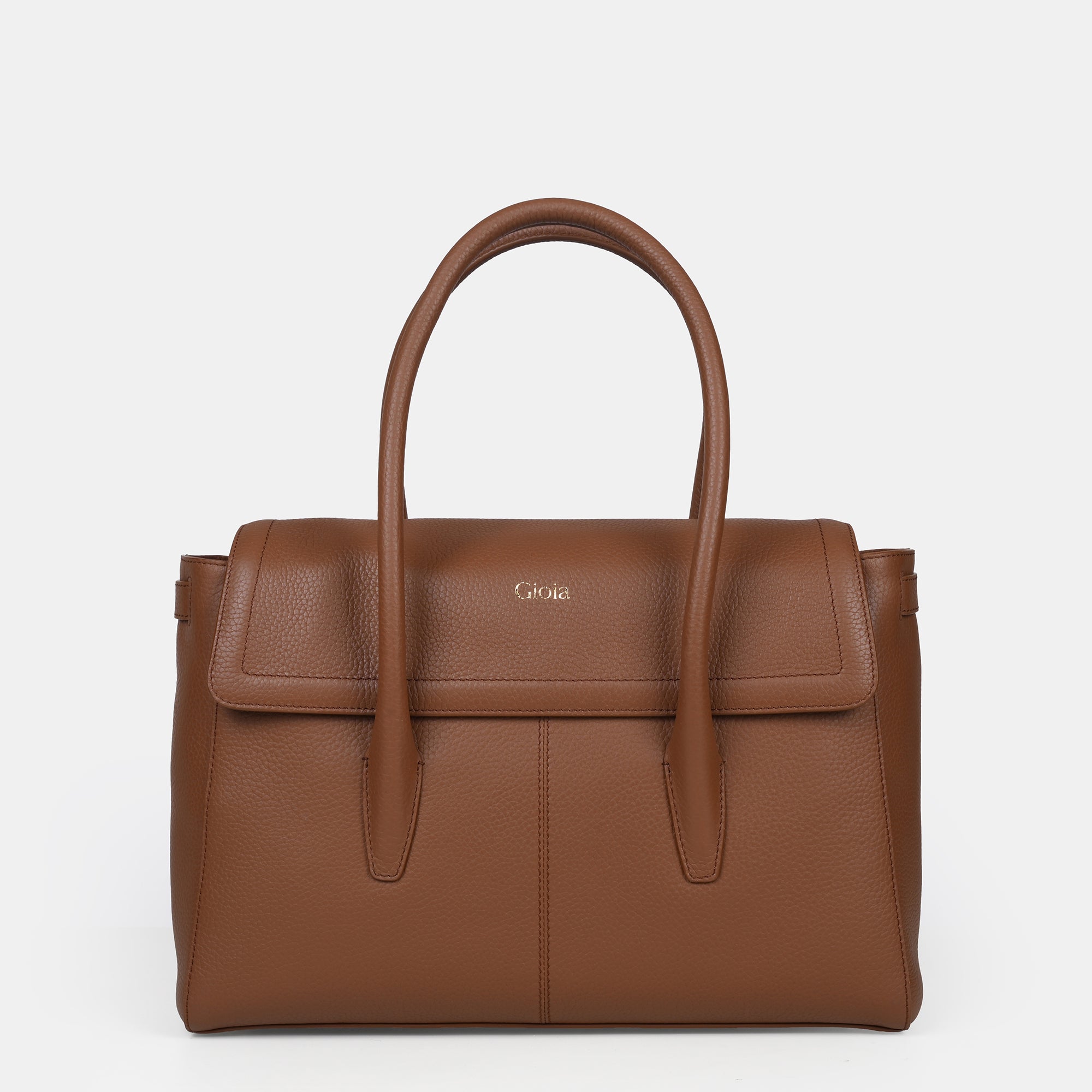 Anna Flapover Tote#Color_Tan