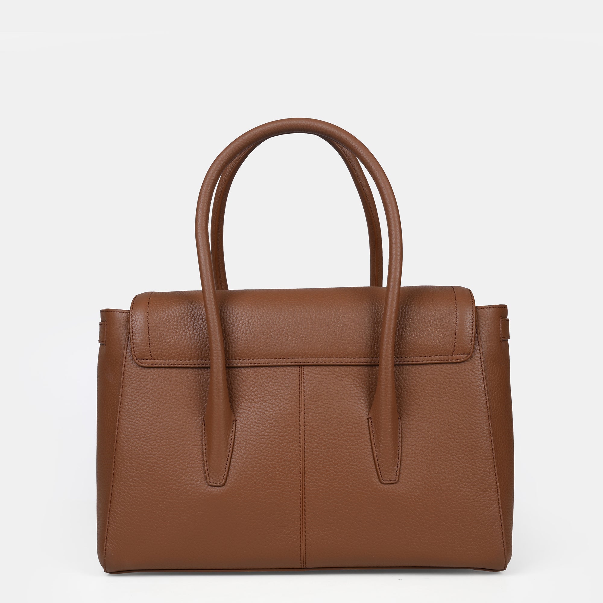 Anna Flapover Tote#Color_Tan