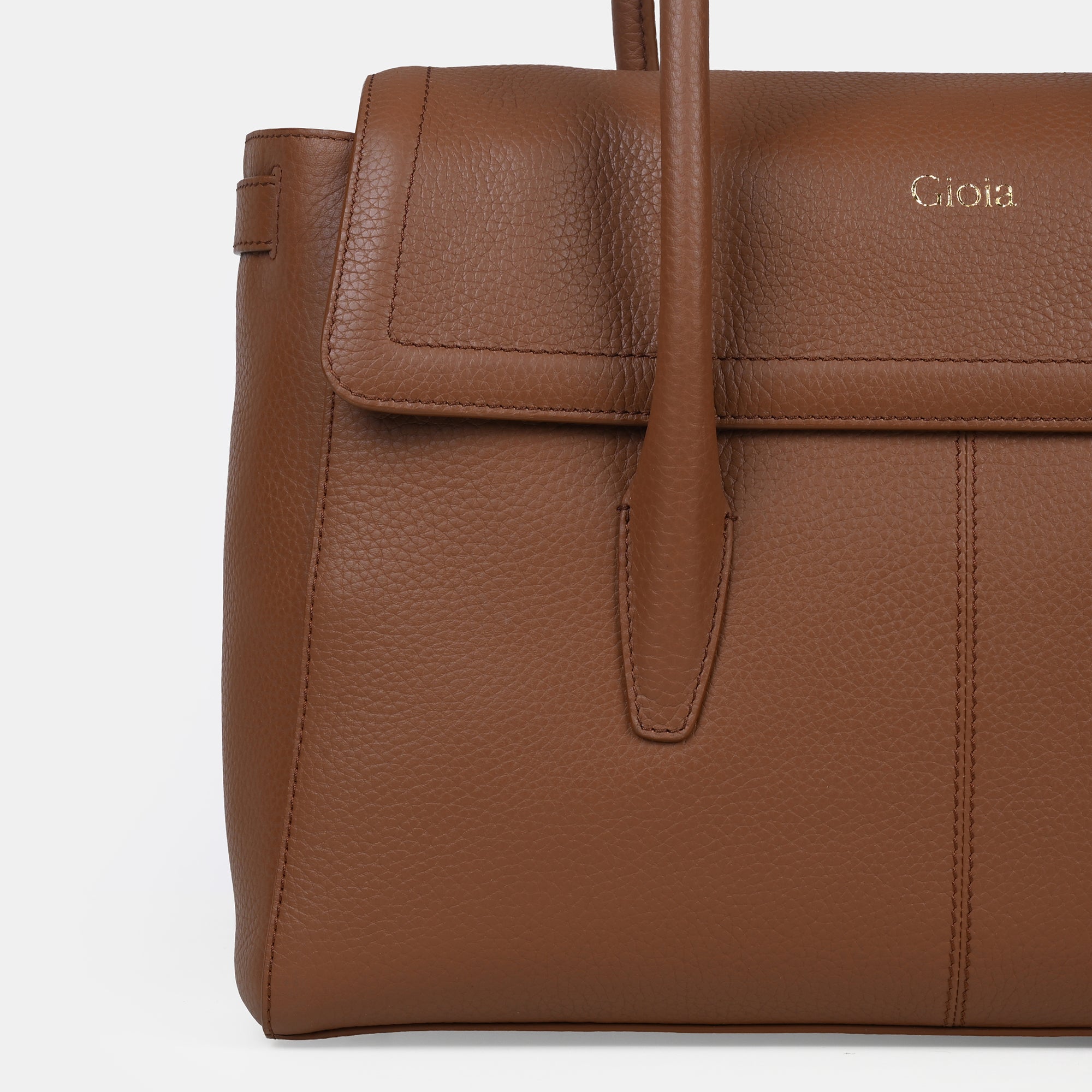 Anna Flapover Tote#Color_Tan