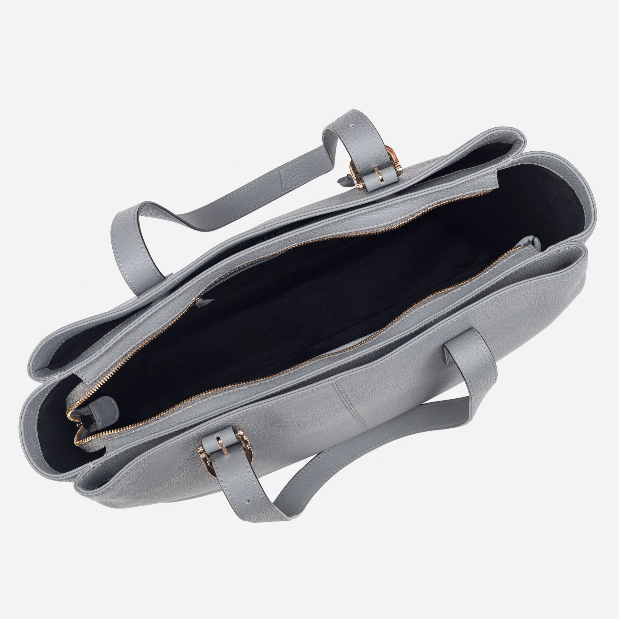 Anna Large Tote#Color_Grey