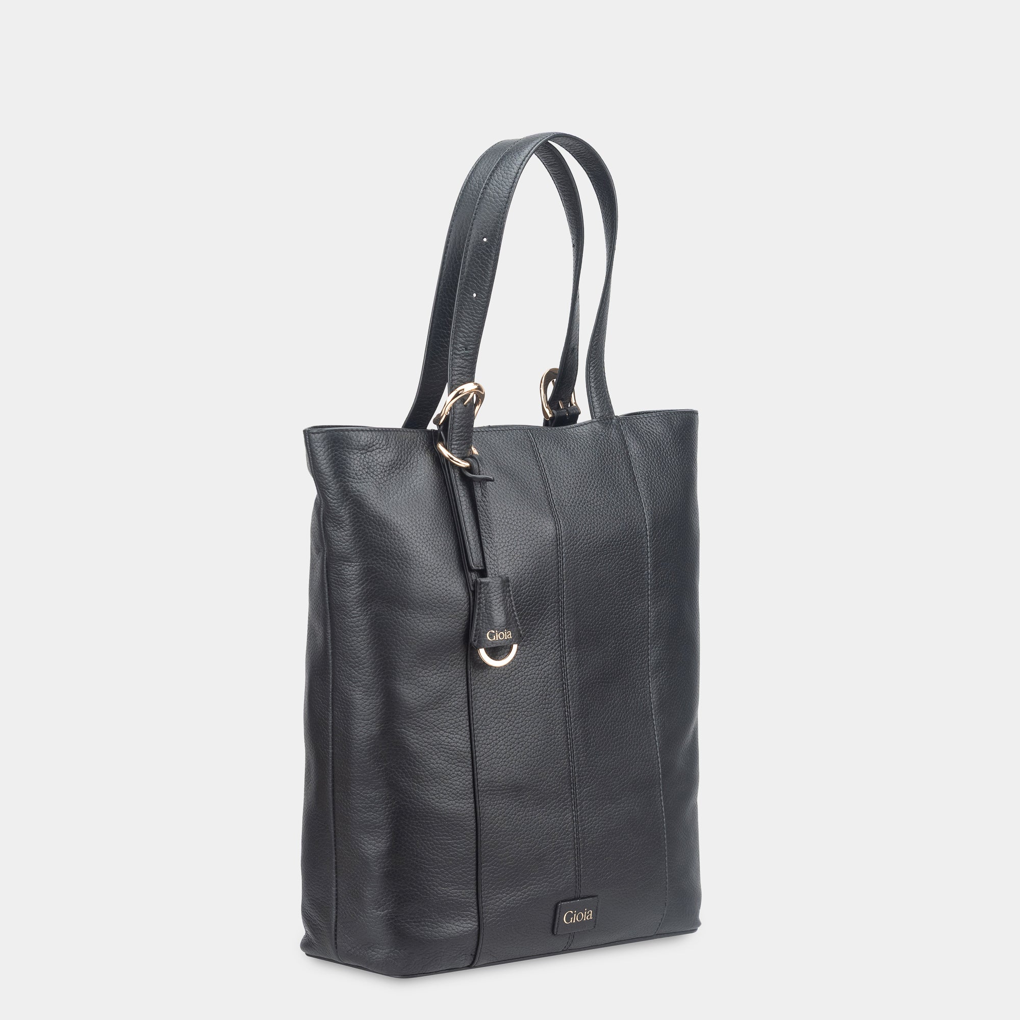 Anna top zip tote#Color_Black