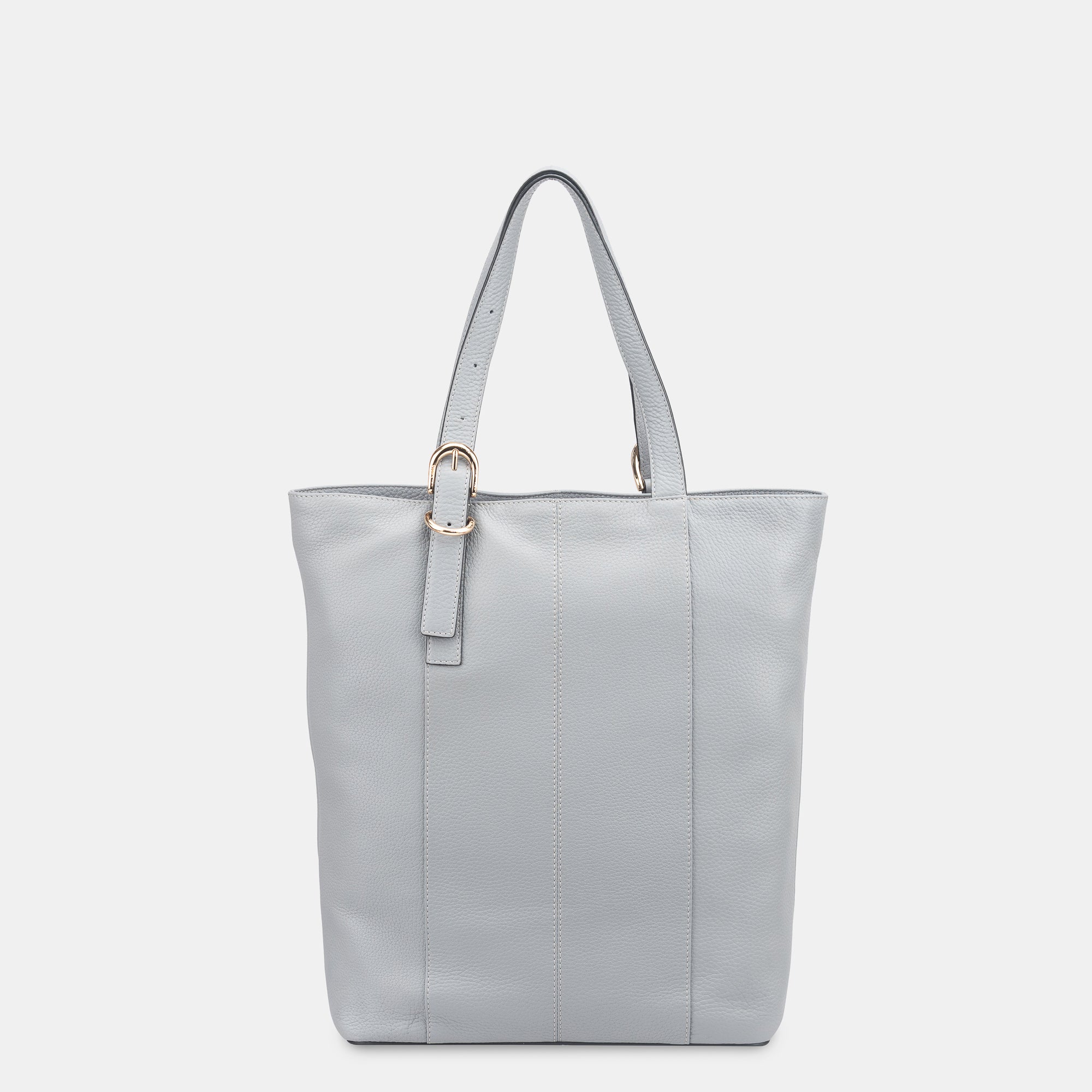 Anna top zip tote#Color_Grey