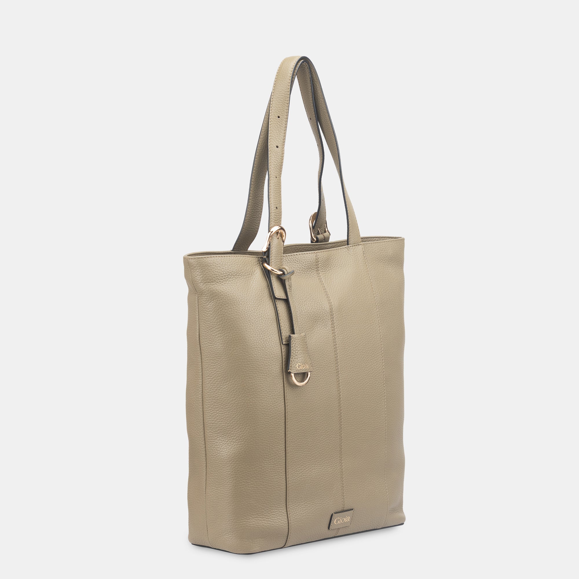 Anna top zip tote#Color_Olive
