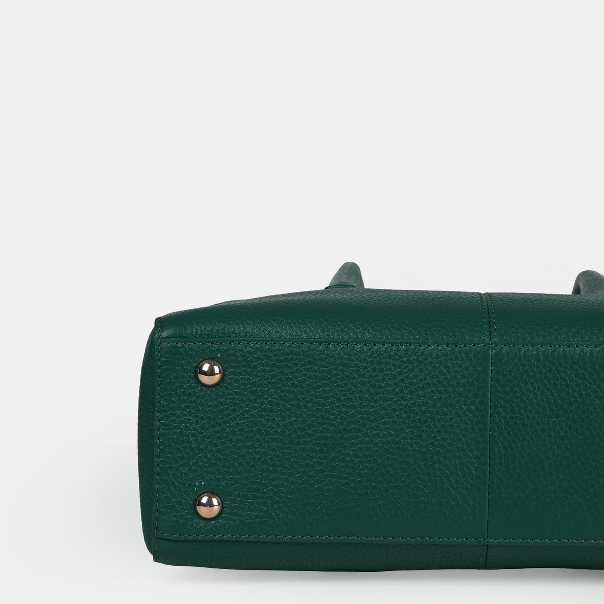 Anna Medium Leather Flapover Tote#Color_Bright Green