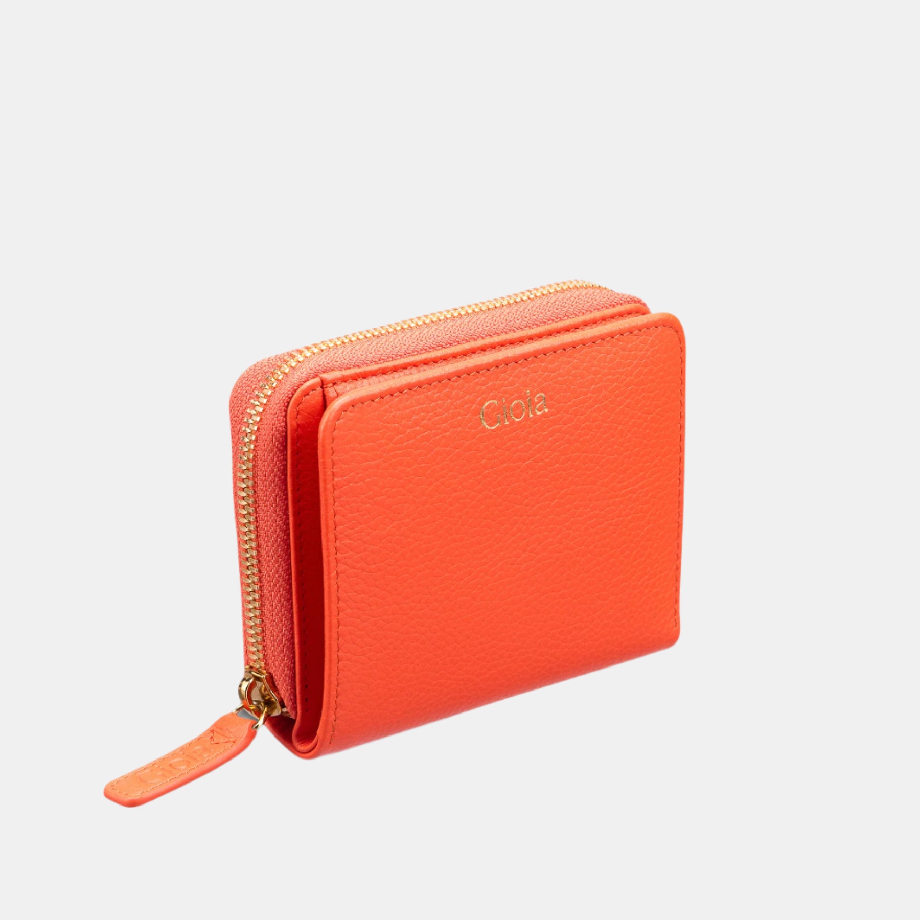Ava Credit Card and Coin Case#Color_Orange