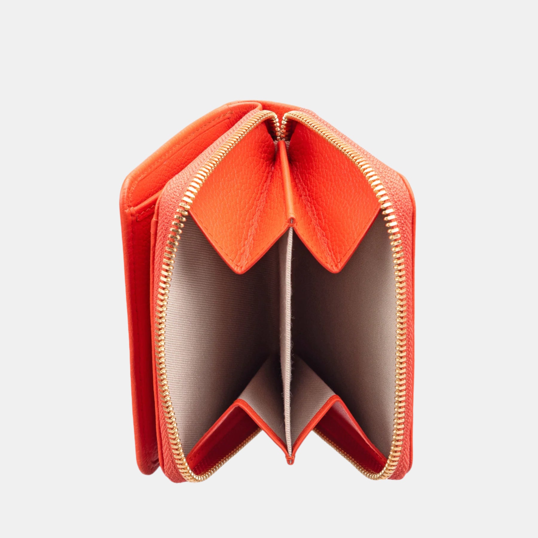 Ava Credit Card and Coin Case#Color_Orange