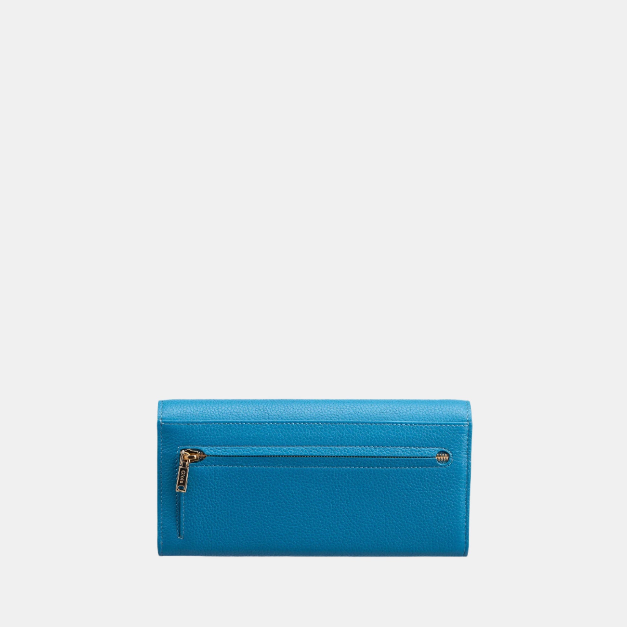 Ava Flapover Clutch#Color_Blue
