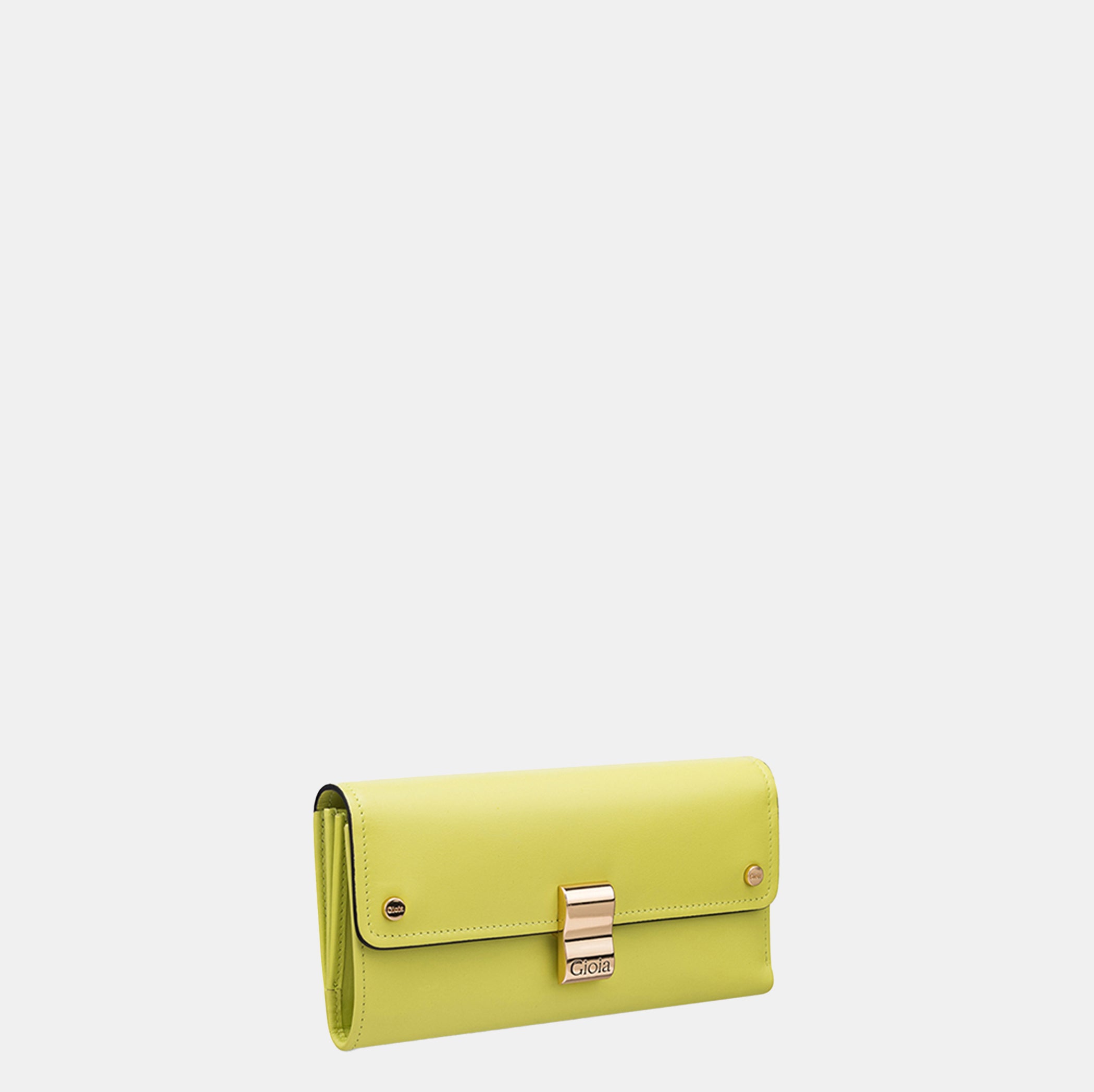 Bella Flapover Clutch#Color_Lime Green