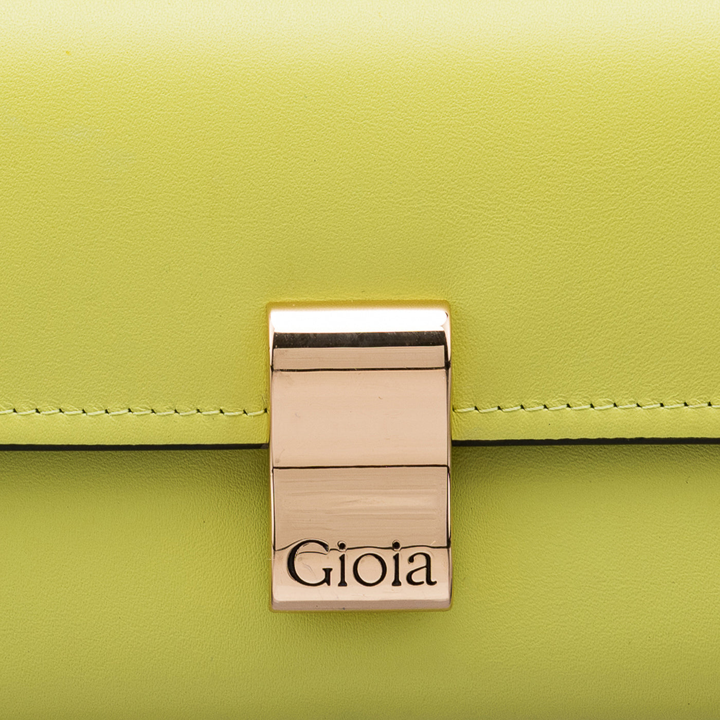 Bella Flapover Clutch#Color_Lime Green