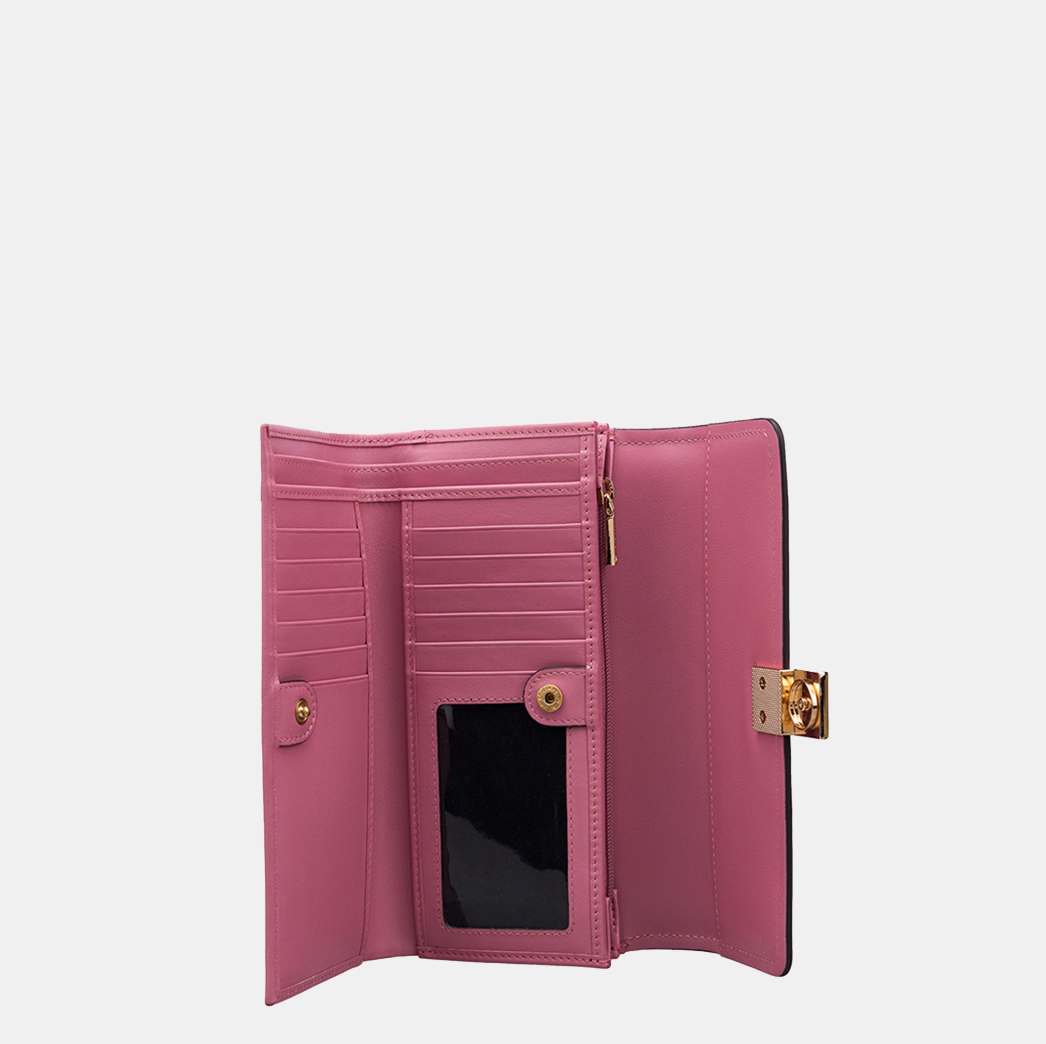 Bella Flapover Clutch#Color_Pink