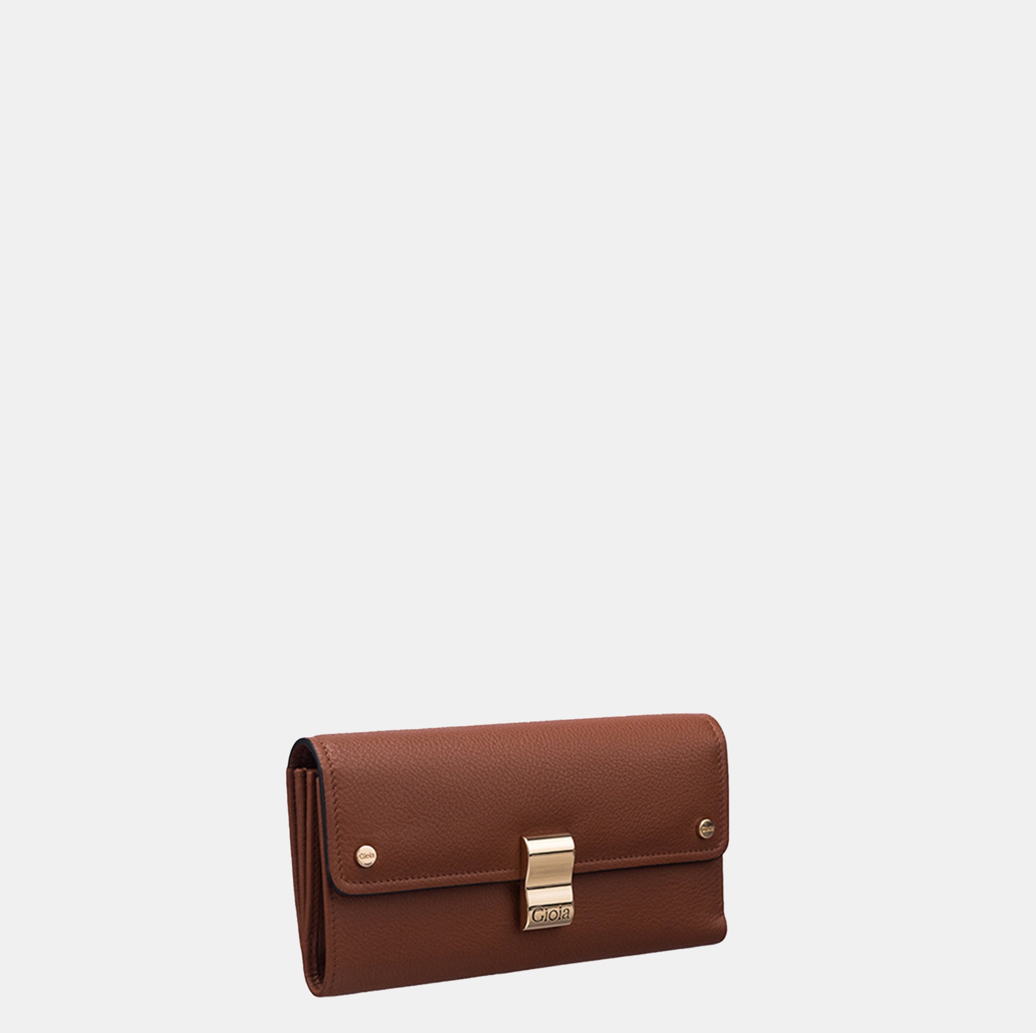 Bella Flapover Clutch#Color_Tan