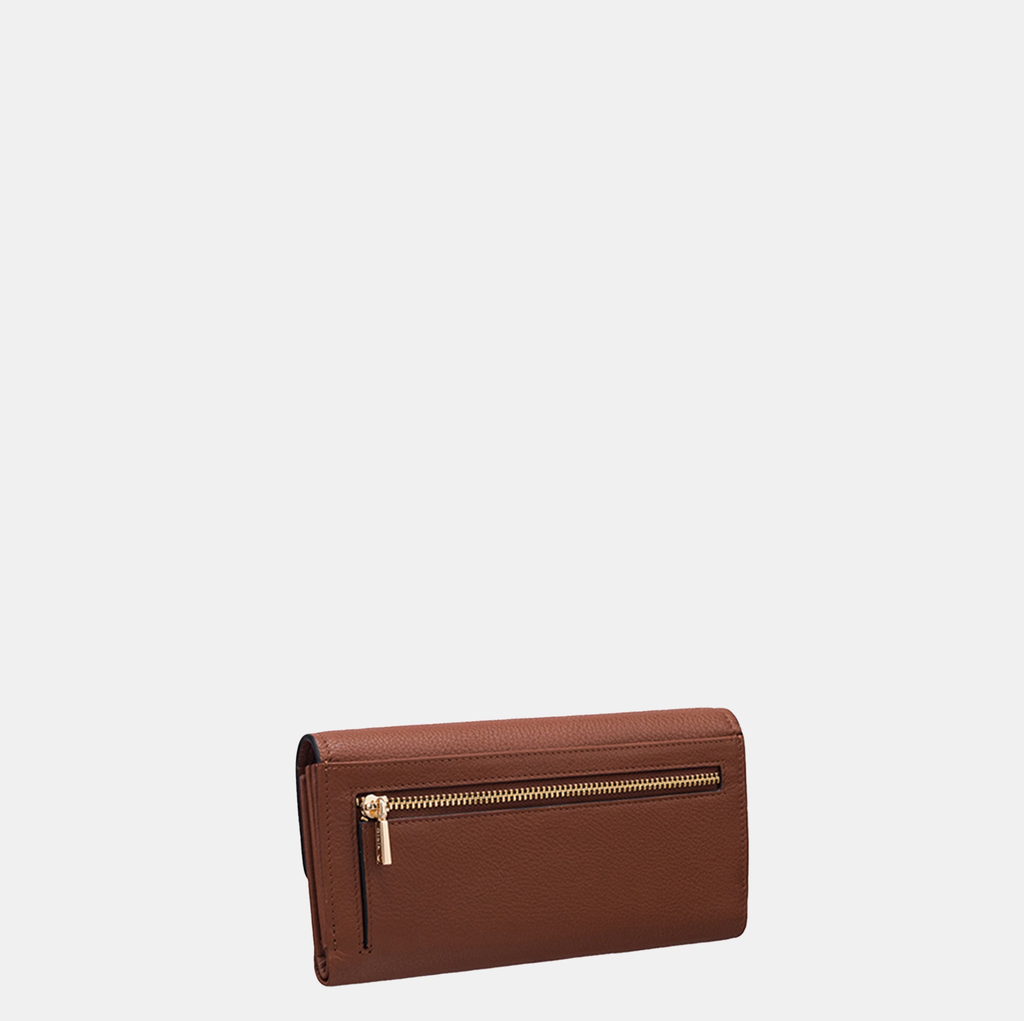 Bella Flapover Clutch#Color_Tan