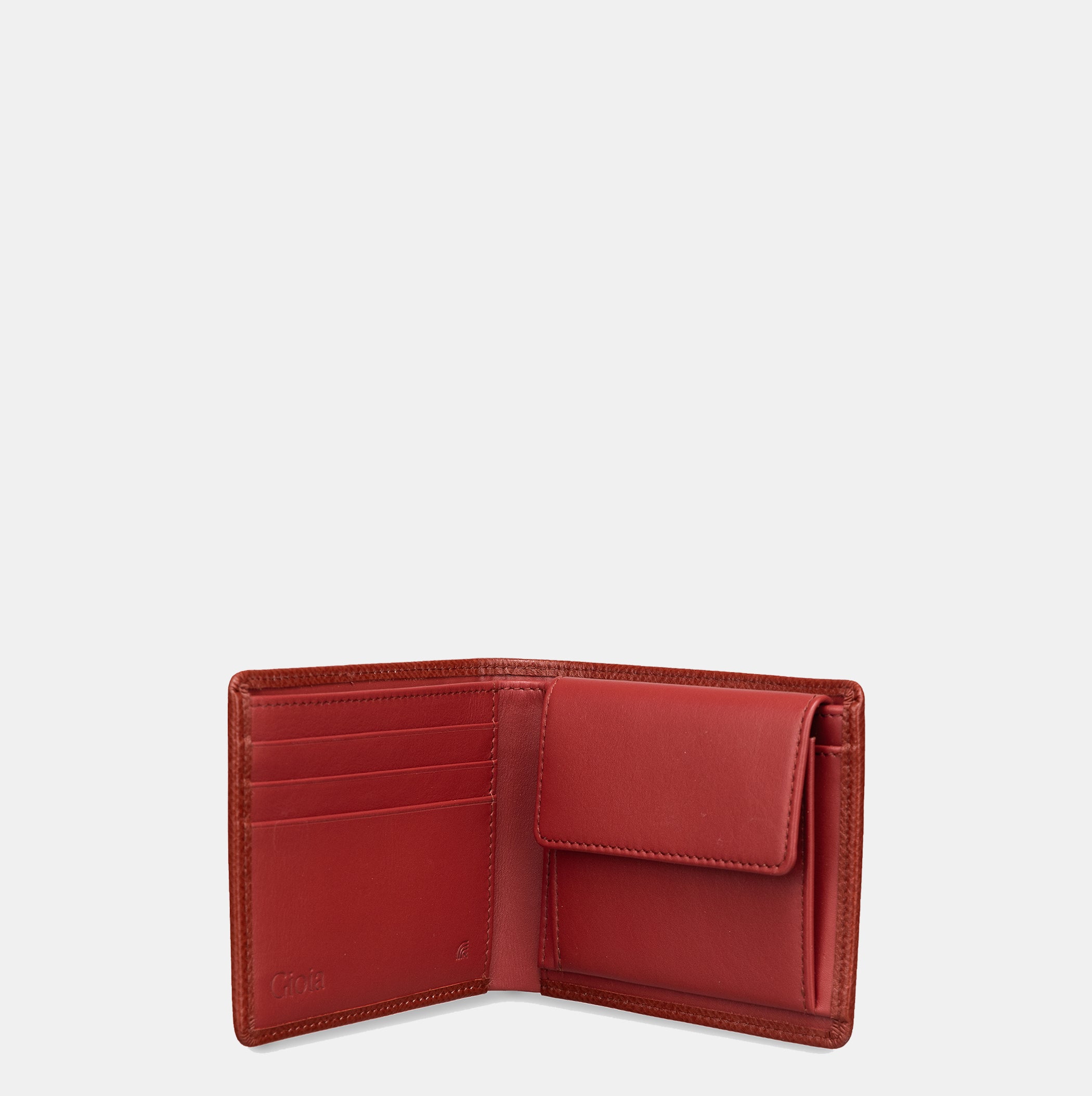 Bello Bifold Wallet with Coin Case 3cc#Color_Cafe