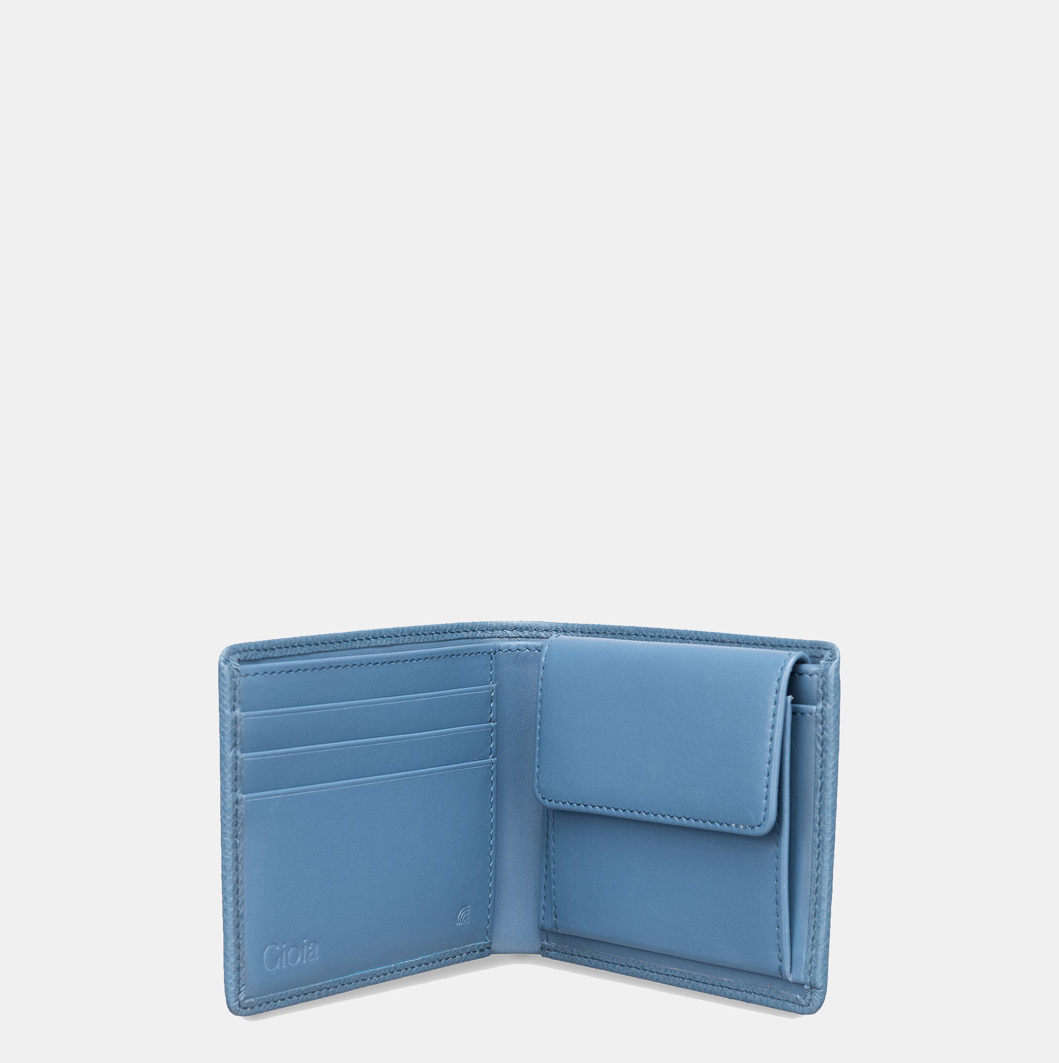 Bello Bifold Wallet with Coin Case 3cc#Color_Blue