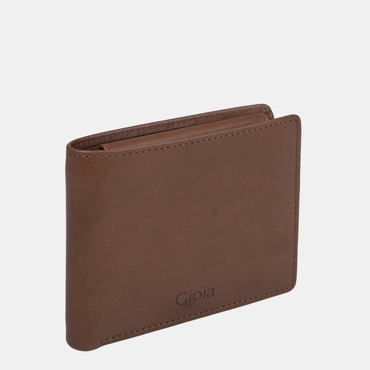 Boston  Bifold Wallet 3cc with Coin Case#Color_Tan