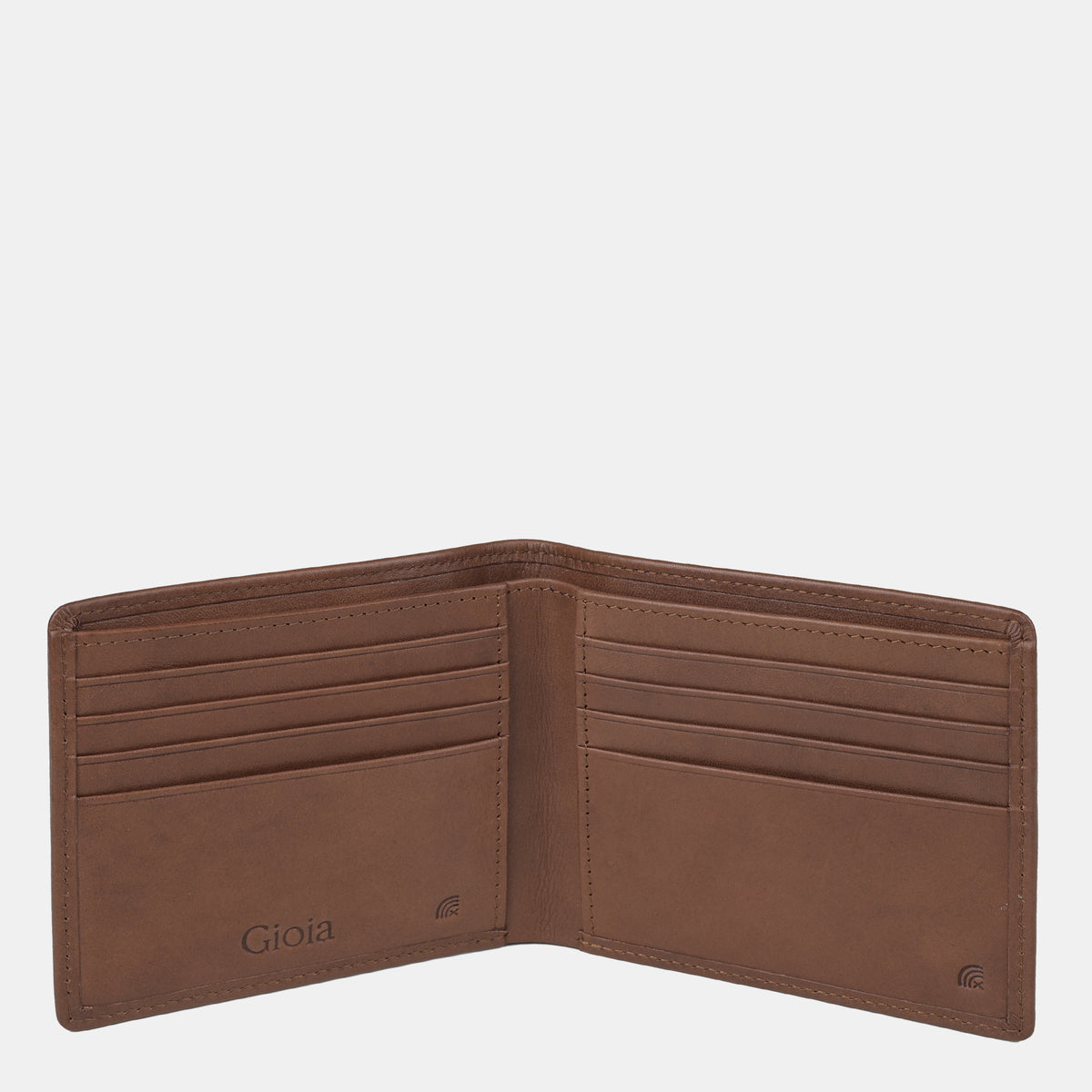 Boston Bifold Wallet 8cc#Color_Tan