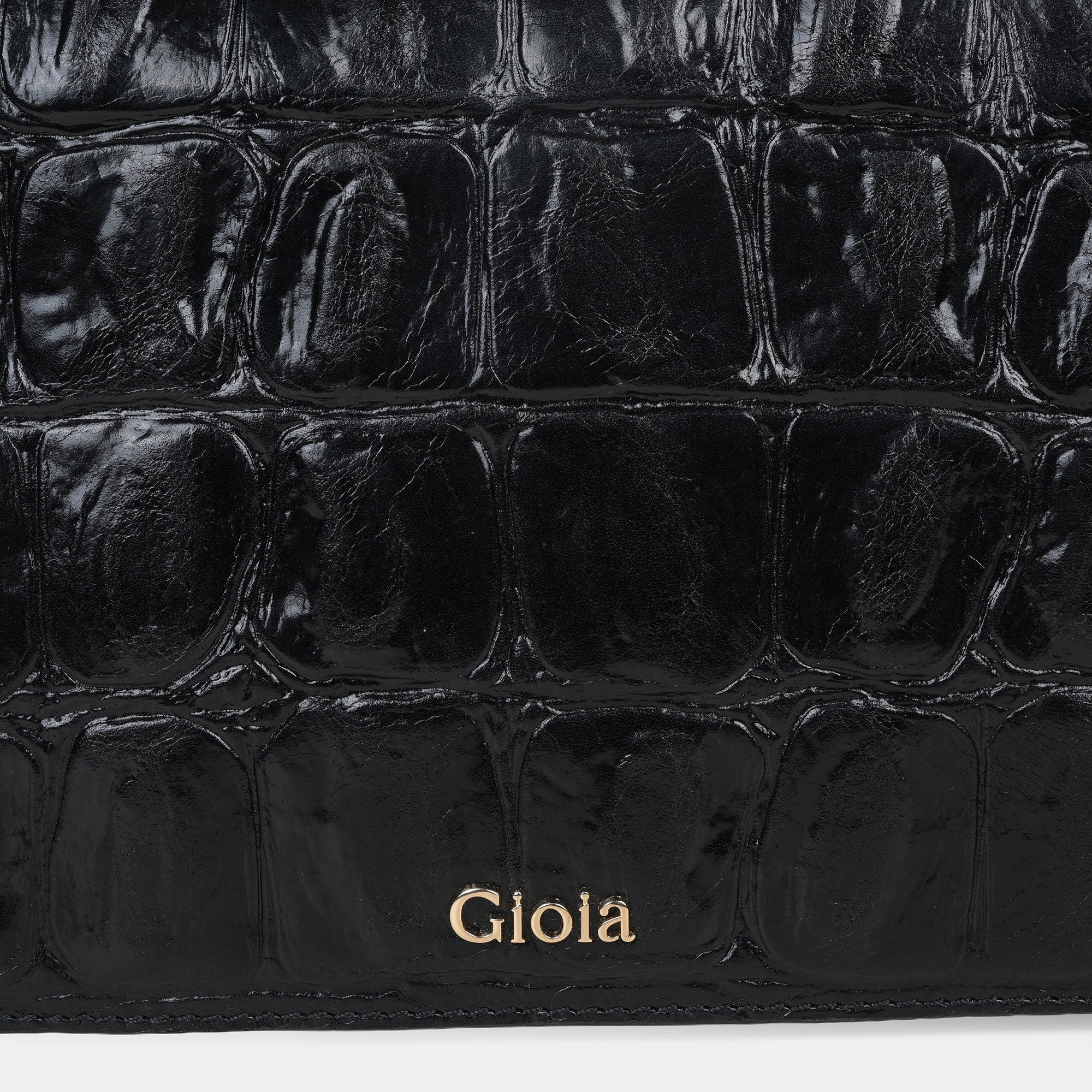 Claire Croco Embossed Leather Medium Crossbody Bag#Color_Black