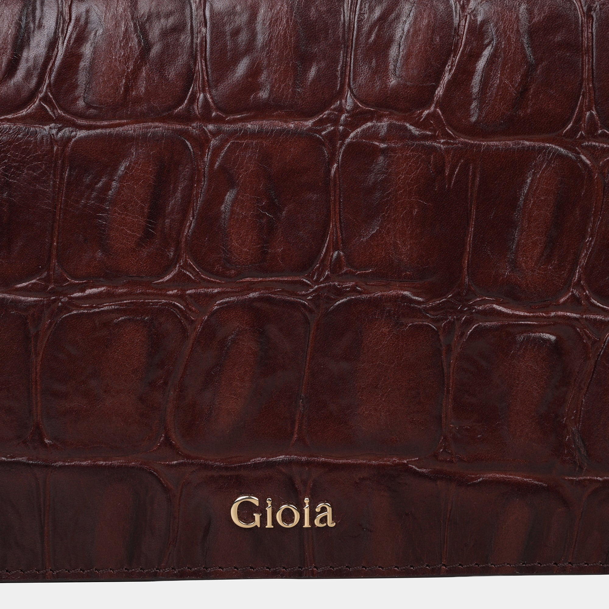 Claire Croco Embossed Leather Medium Crossbody Bag#Color_Brown