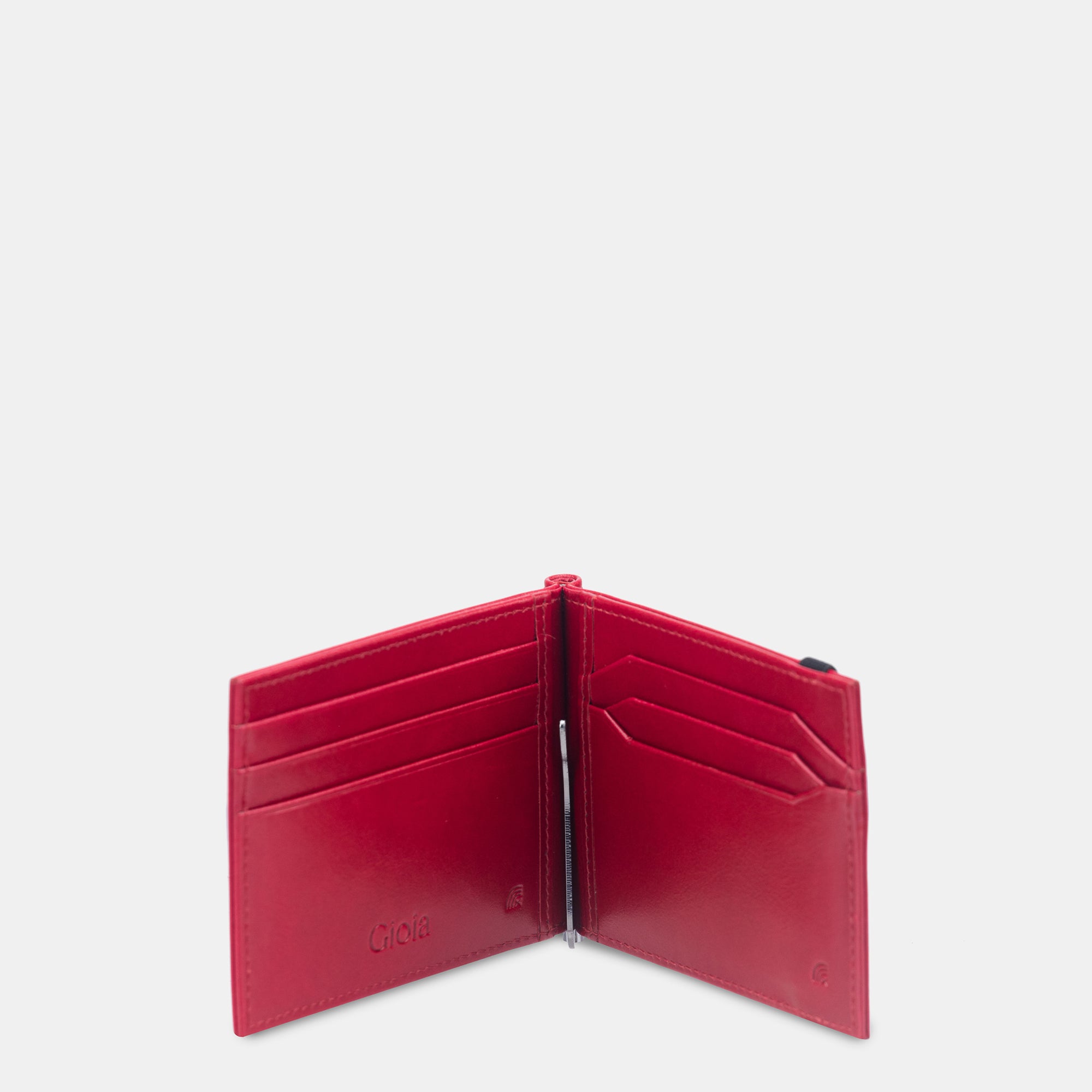 Dapper Essentials Money Clip Wallet 6cc#Color_Red