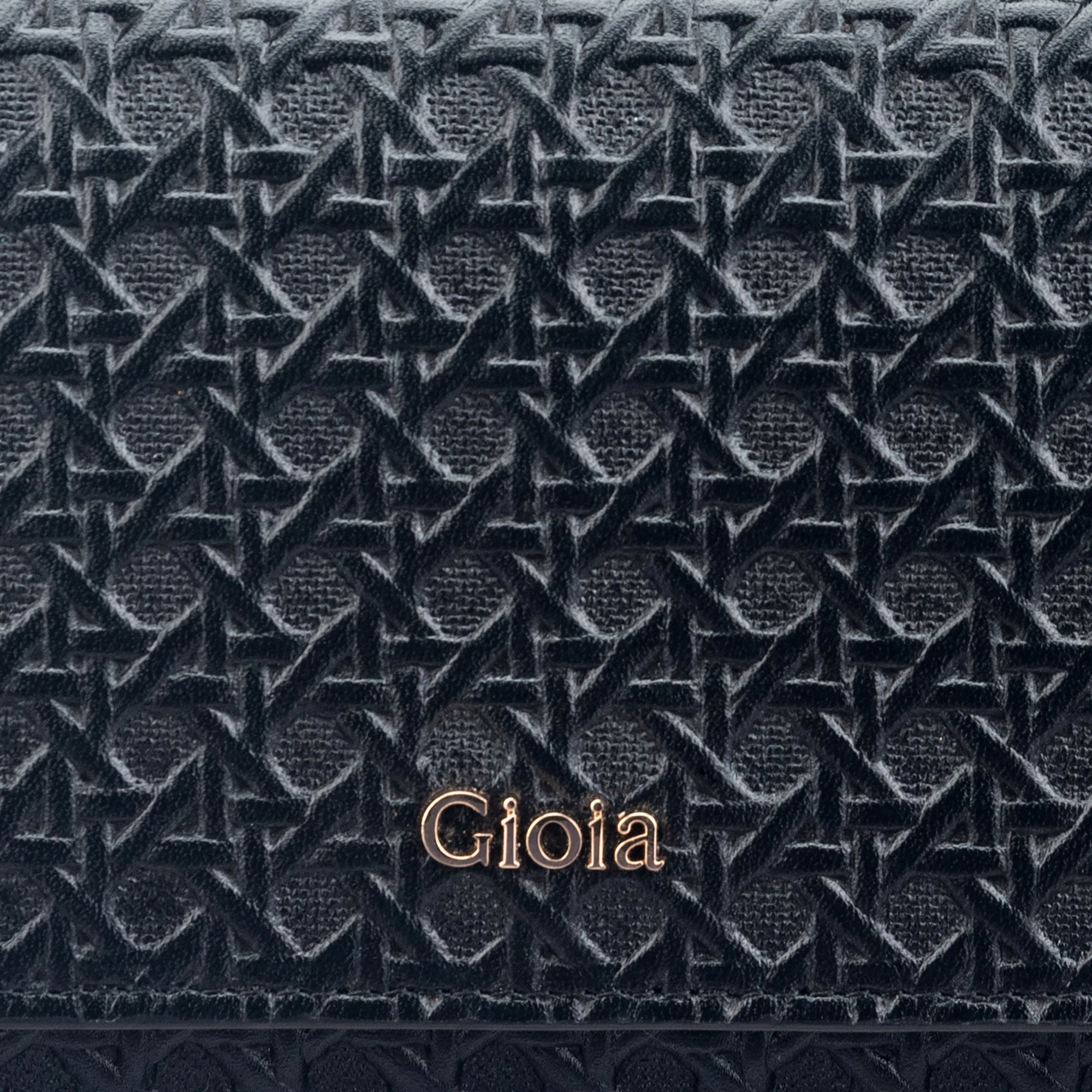 Daisy Flapover Clutch#Color_Black