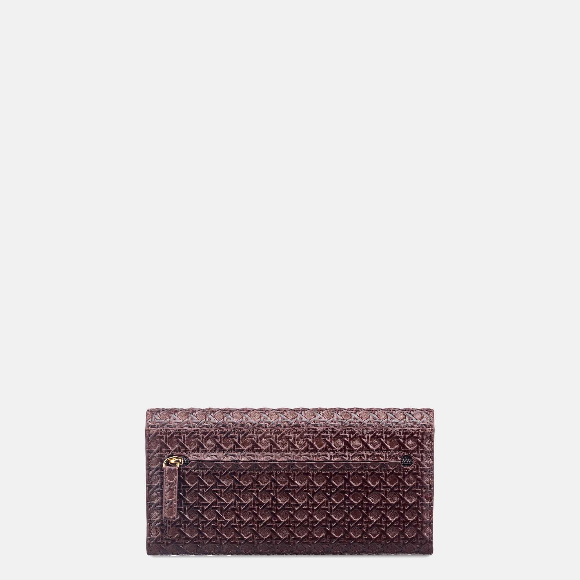 Daisy Flapover Clutch#Color_Burgundy