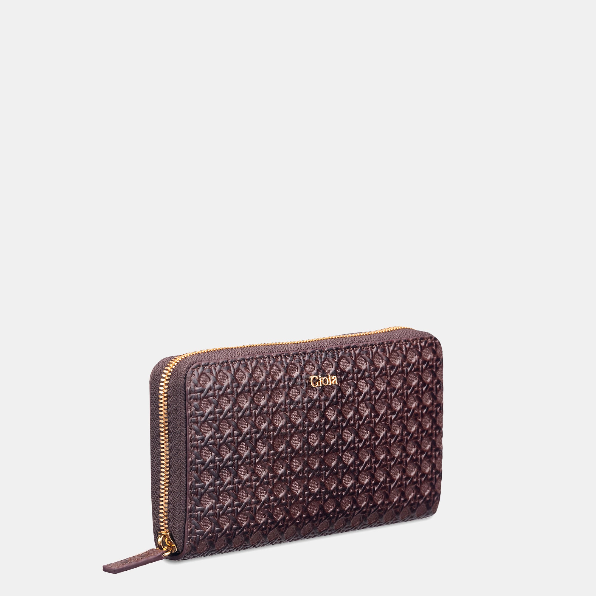 Daisy Ziparound Wallet#Color_Burgundy