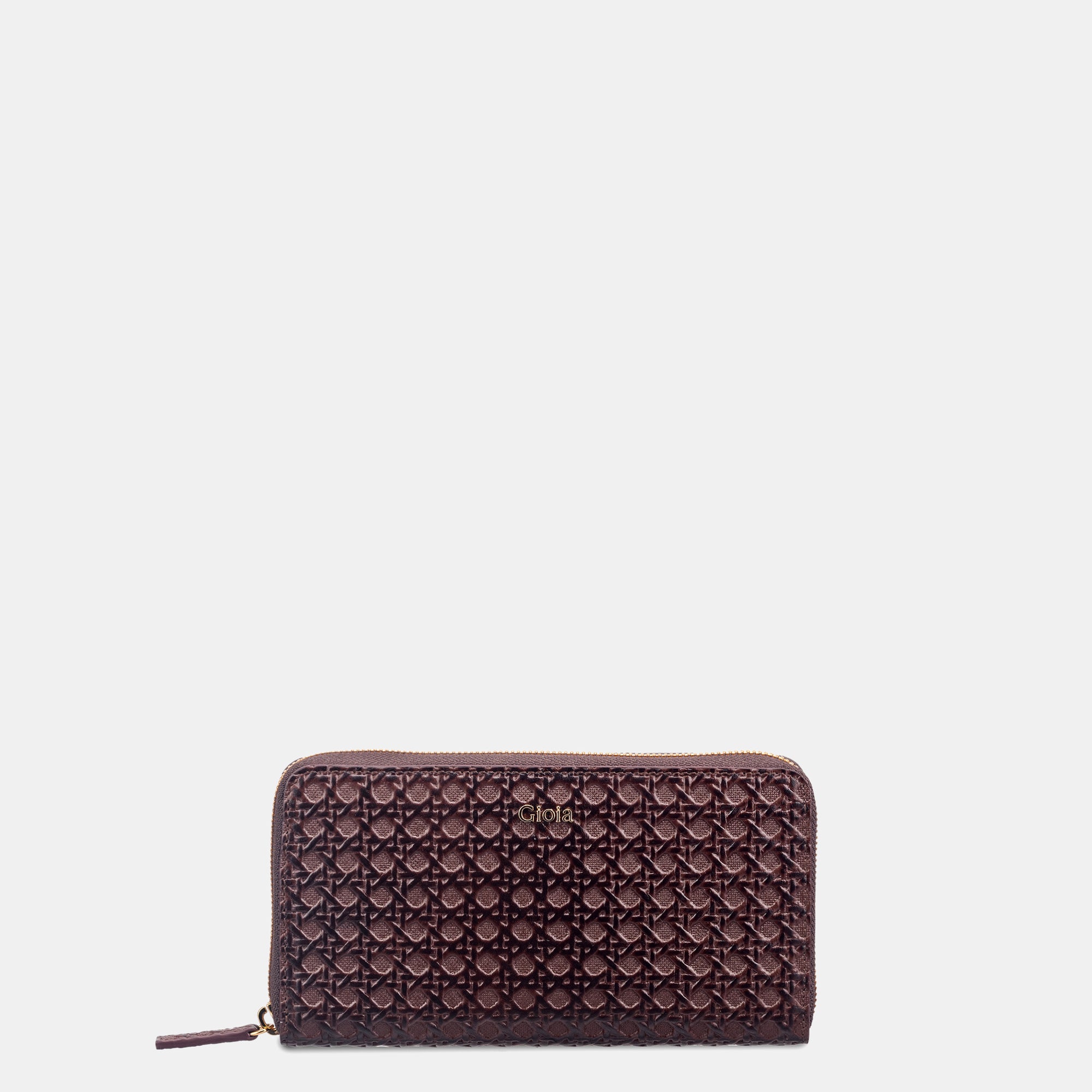 Daisy Ziparound Wallet#Color_Burgundy