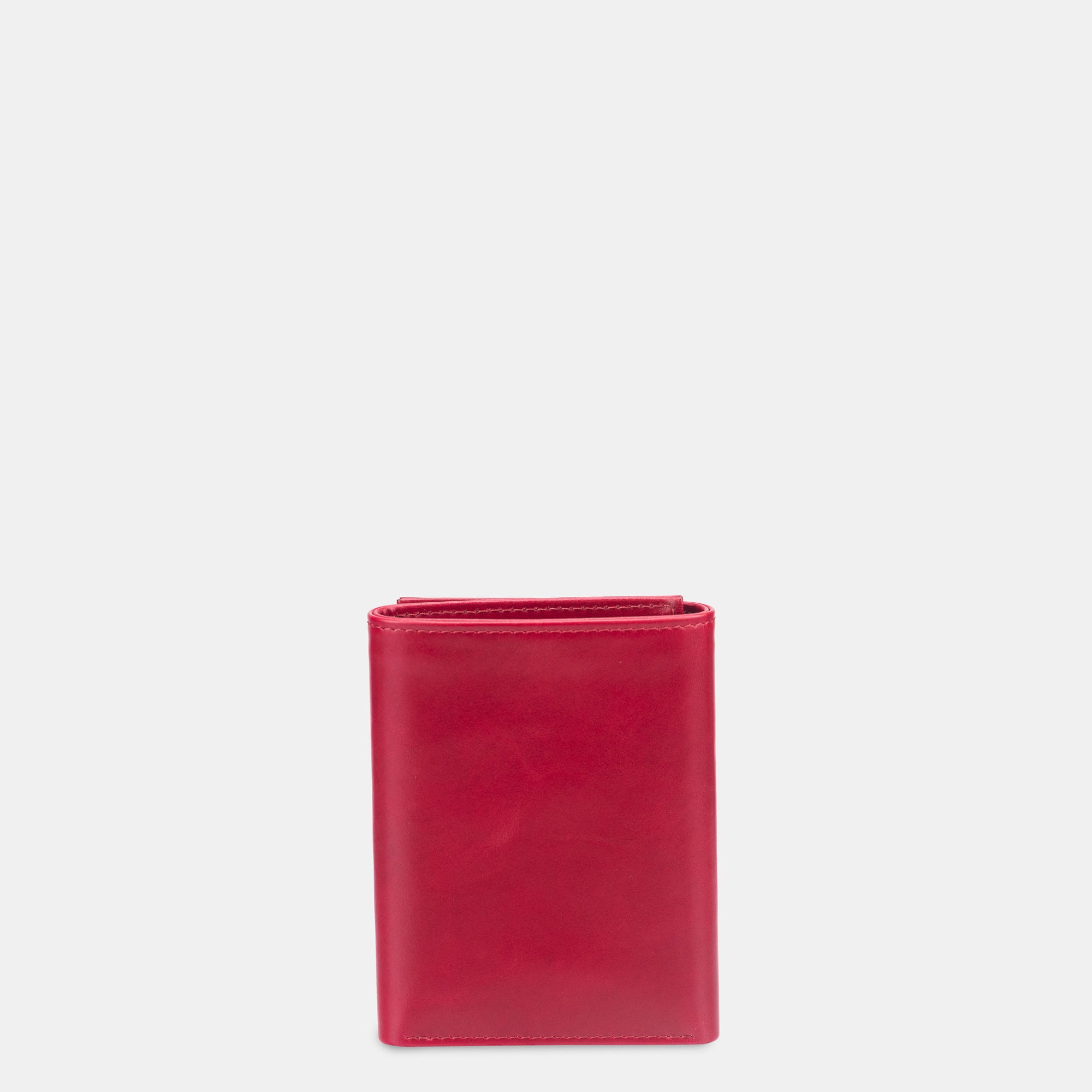 Dapper Essentials Mini Trifold Wallet 6cc with ID Slot#Color_Red