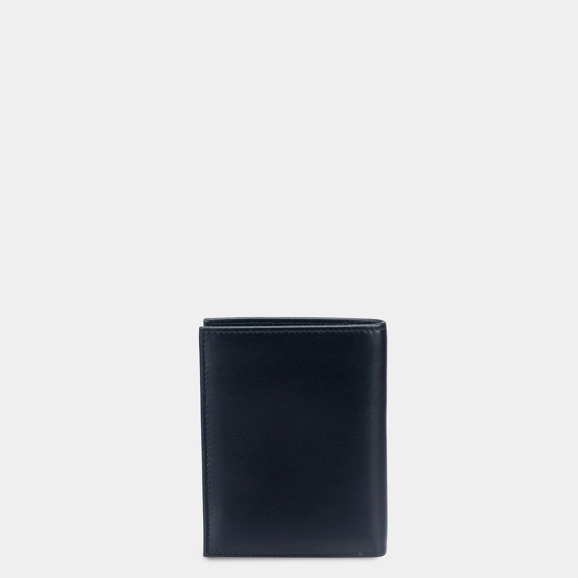 Dapper Essentials Trifold Ⅱ Wallet 6cc with ID Slot#Color_Black
