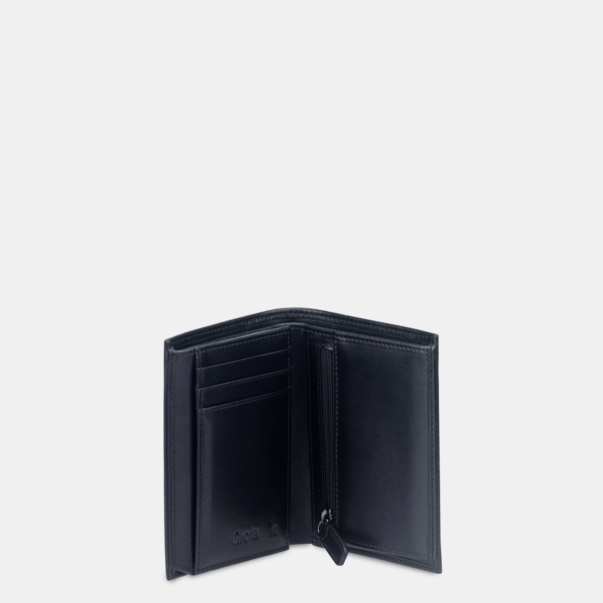 Dapper Essentials Trifold Ⅱ Wallet 6cc with ID Slot#Color_Black
