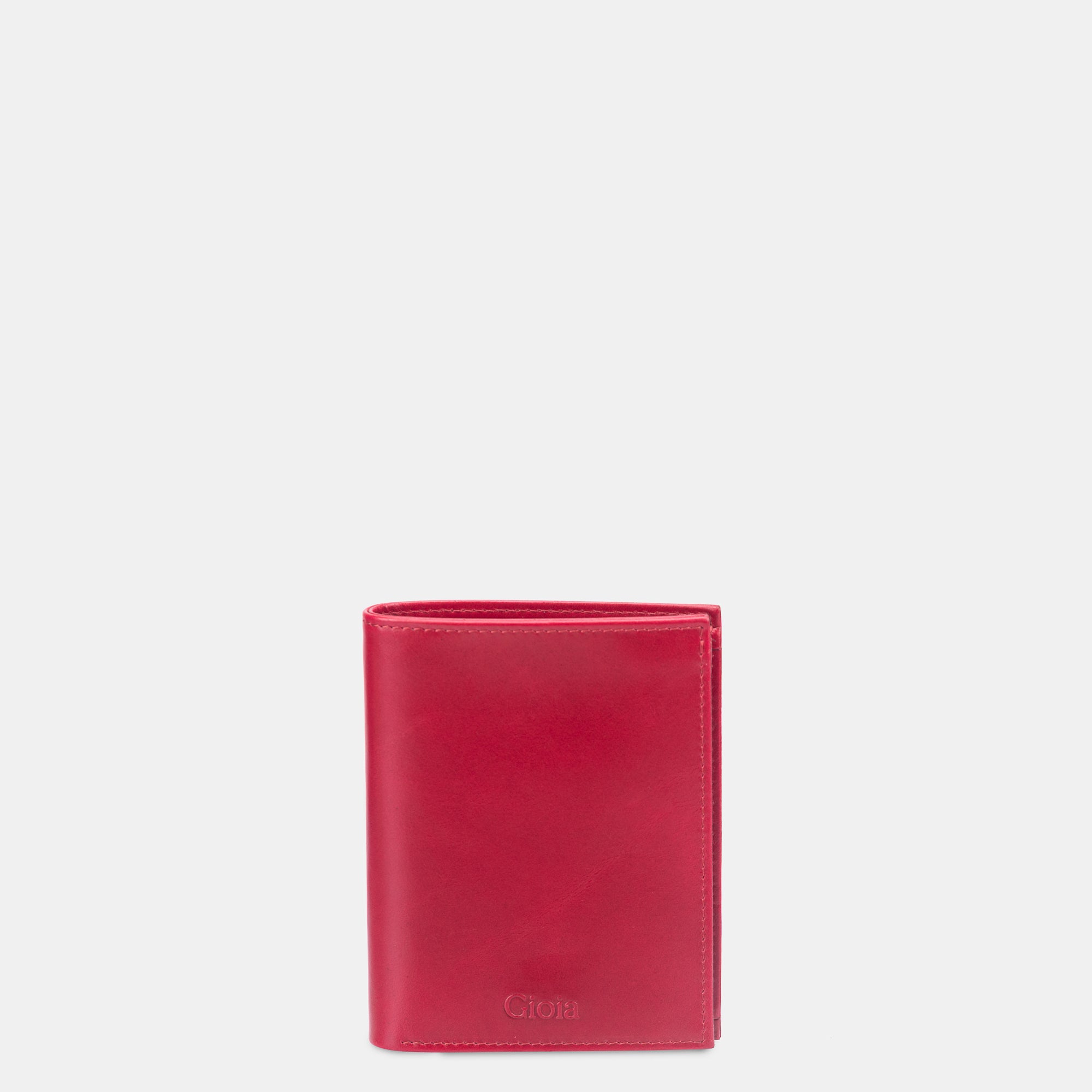 Dapper Essentials Trifold Ⅱ Wallet 6cc with ID Slot#Color_Red